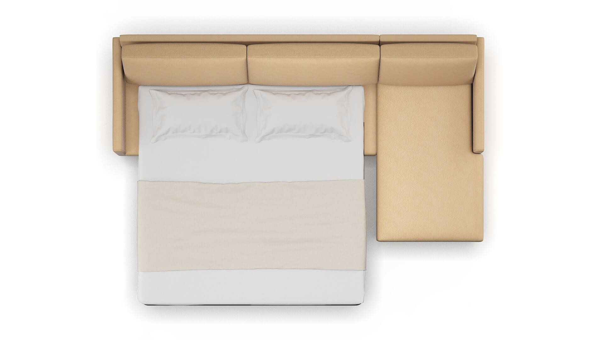 Eureka Bella Coffee Panel Sleeper Espresso legs 3