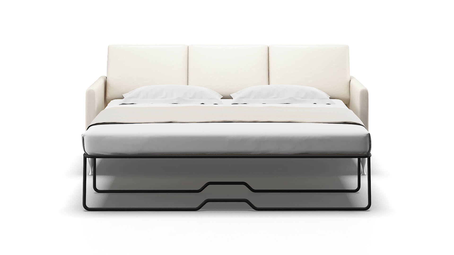 Eureka Blanche Milky Sofa Sleeper Espresso legs 1