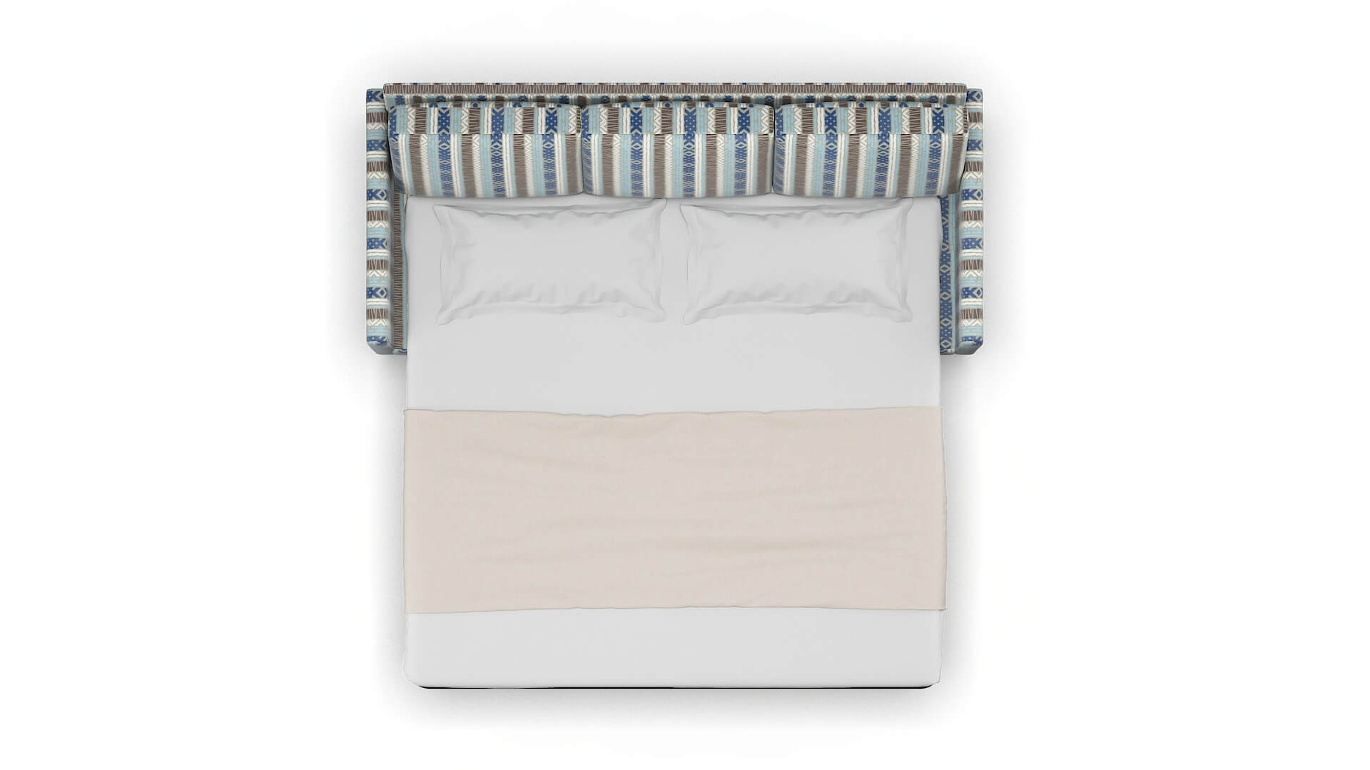 Eureka Bodhi Indigo Sofa Sleeper Espresso legs 3