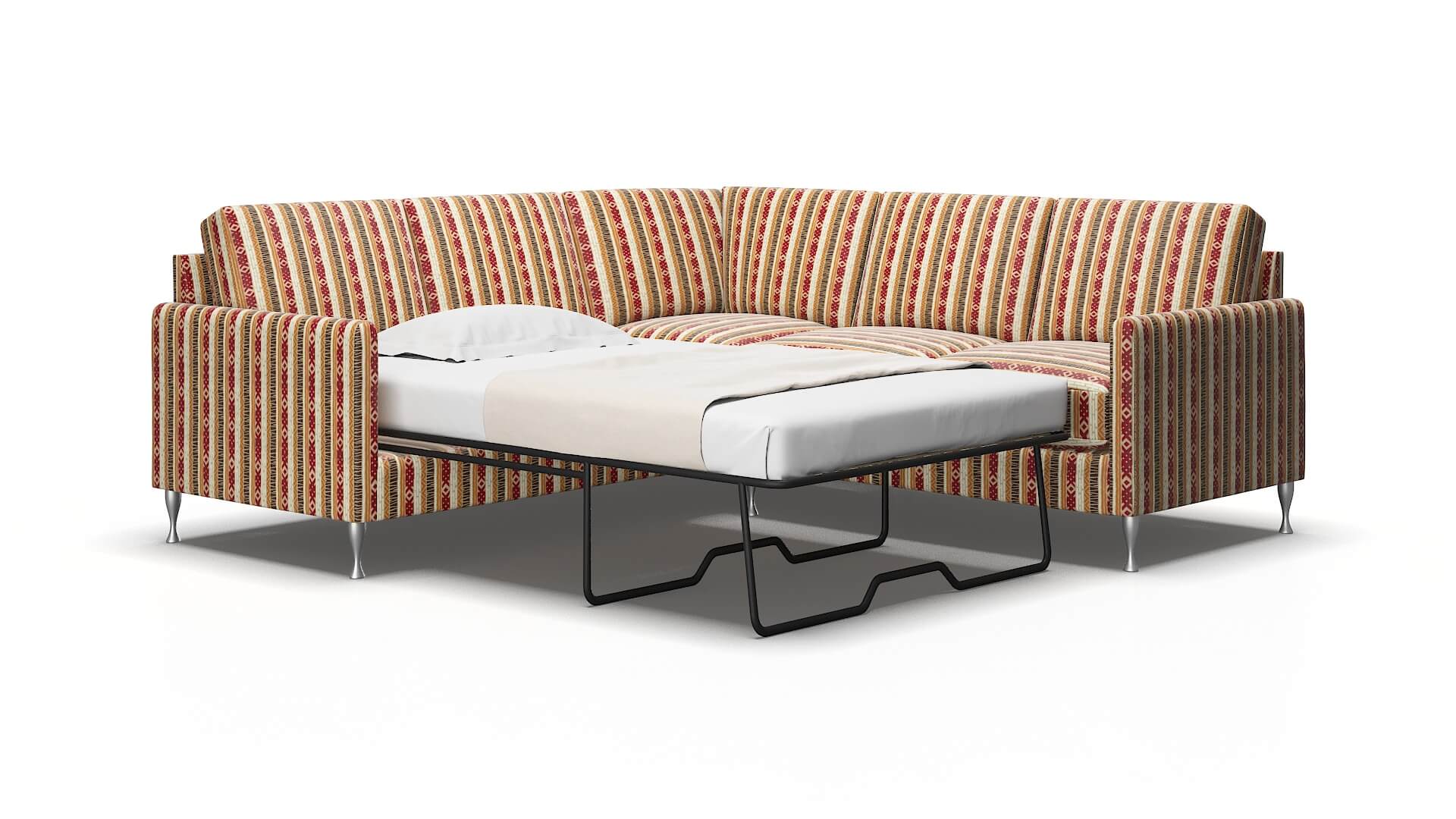 Eureka Bodhi Tango Sectional Sleeper Espresso legs 2