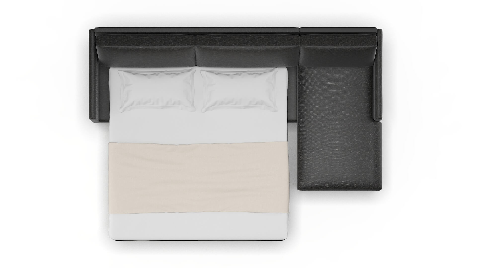 Eureka Chance Denim Panel Sleeper Espresso legs 3