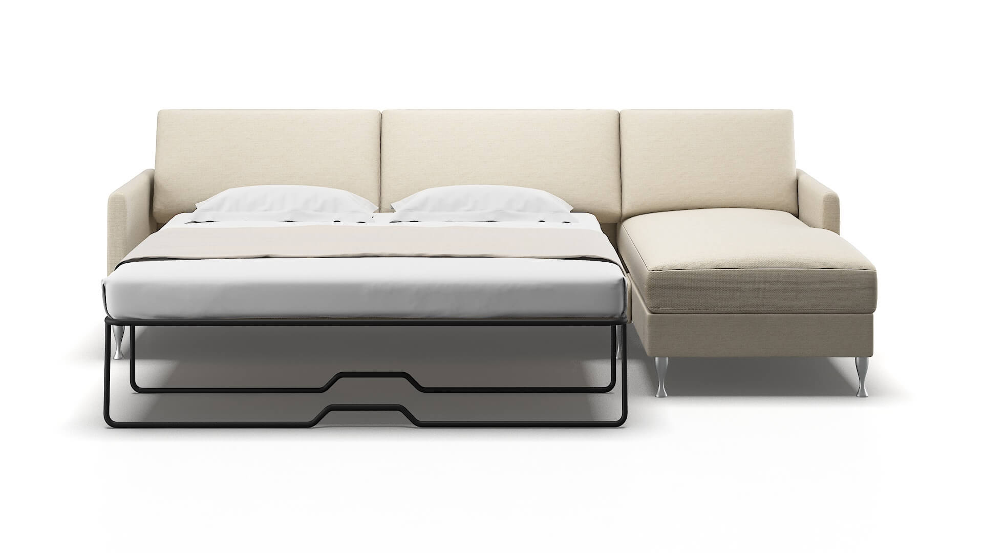 Eureka Chance Sand Panel Sleeper Espresso legs 1