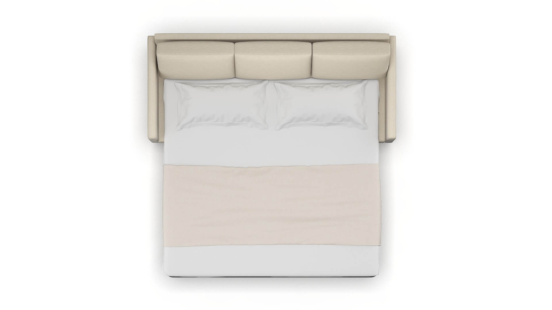 Eureka Chance Sand Sofa Sleeper Espresso legs 3