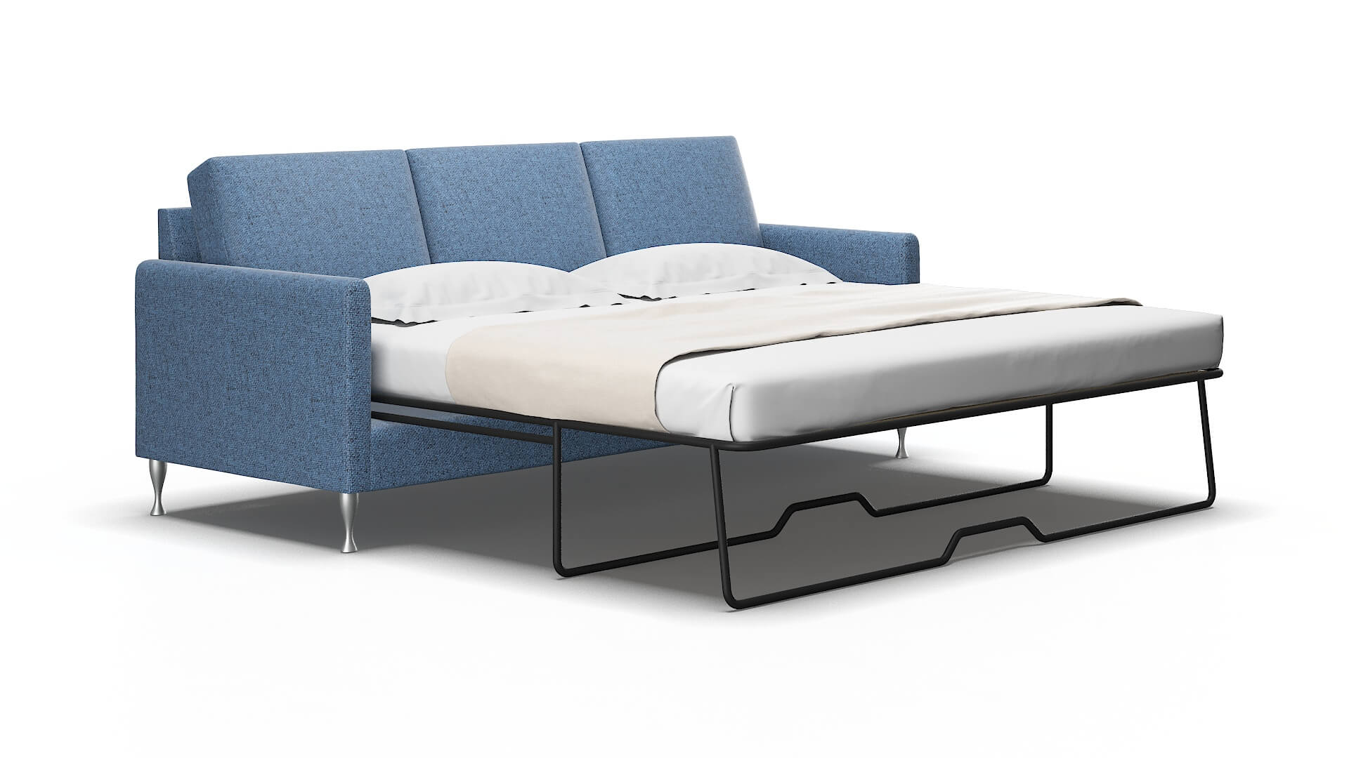 Eureka Clyde Deep_ocean Sofa Sleeper Espresso legs 2