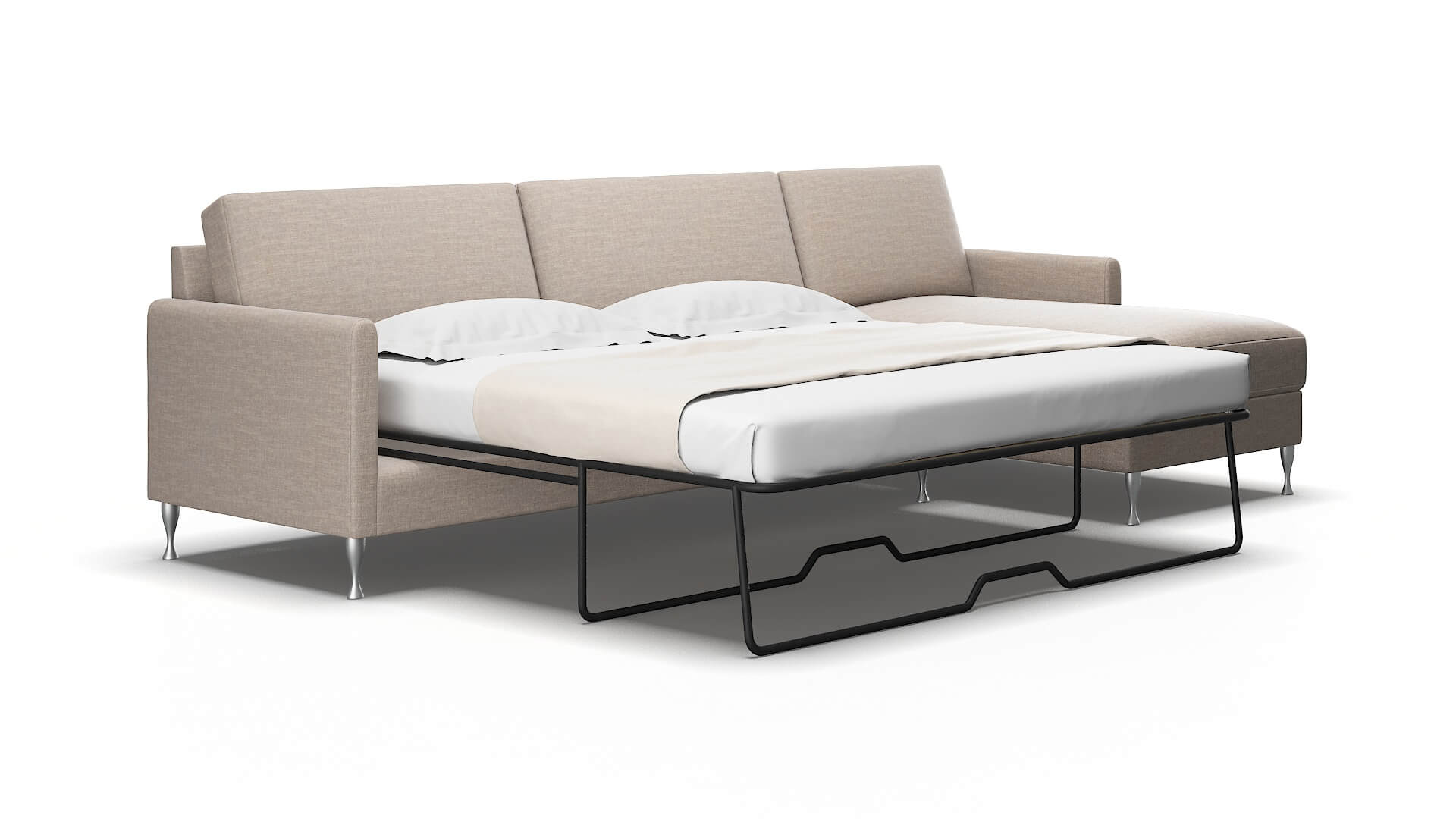 Eureka Clyde Dolphin Panel Sleeper Espresso legs 2