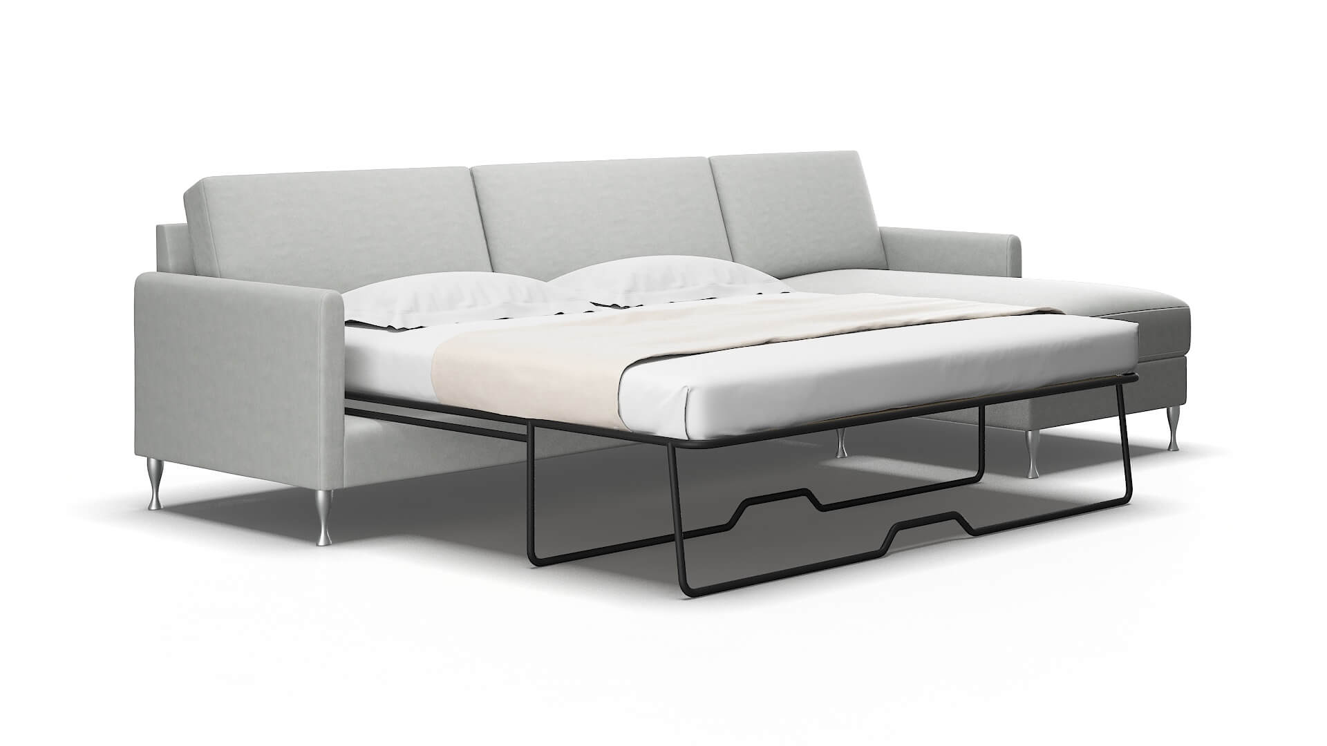 Eureka Dawson Platinum Panel Sleeper Espresso legs 2