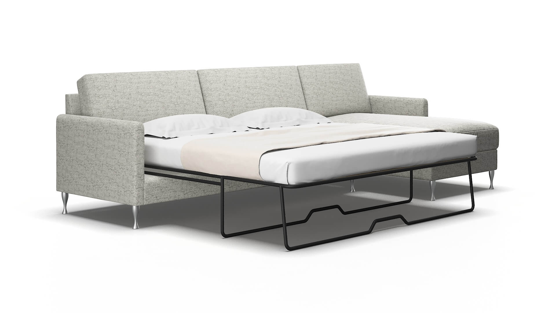 Eureka Derby Ash Panel Sleeper Espresso legs 2