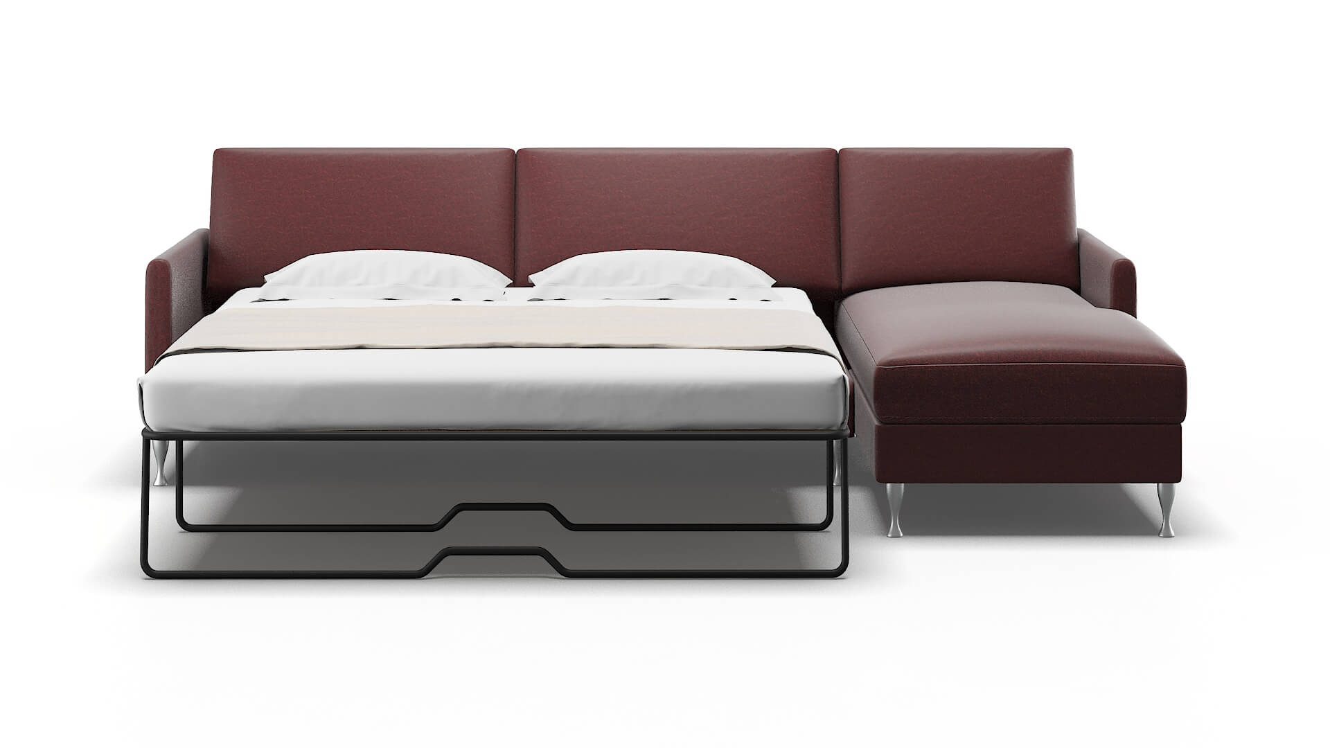 Eureka Derby Berry Panel Sleeper Espresso legs 1