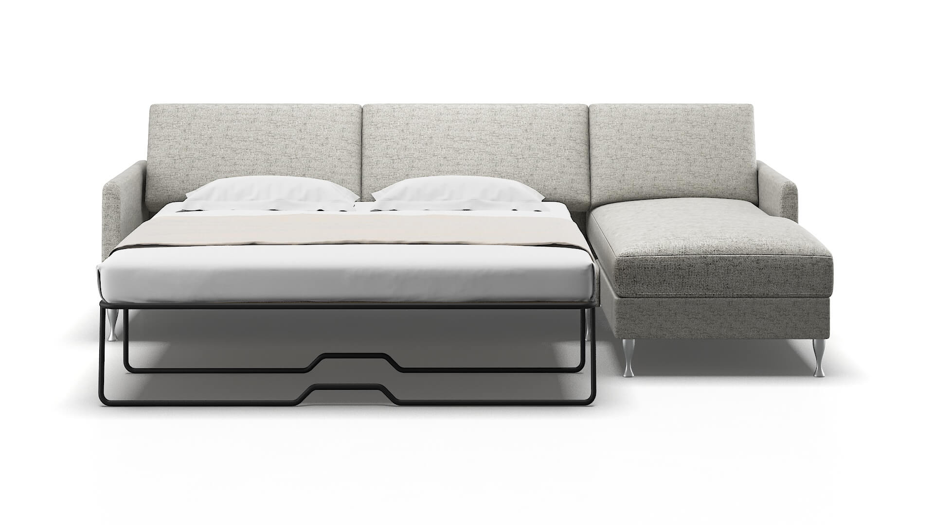 Eureka Derby Silver Panel Sleeper Espresso legs 1