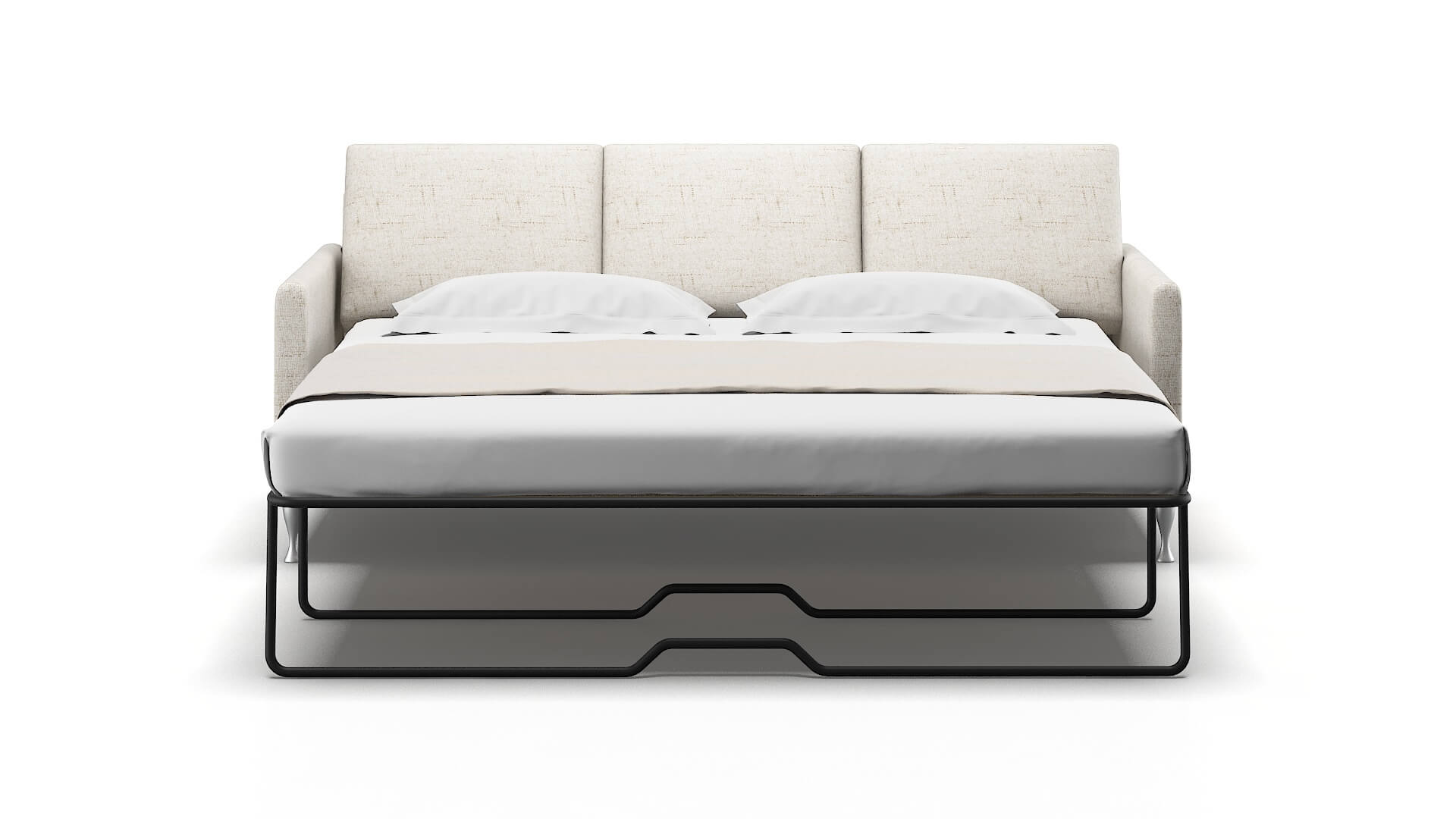 Eureka Derby Taupe Sofa Sleeper Espresso legs 1