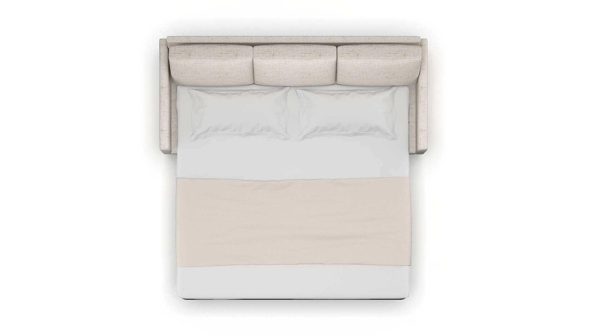 Eureka Derby Taupe Sofa Sleeper Espresso legs 3