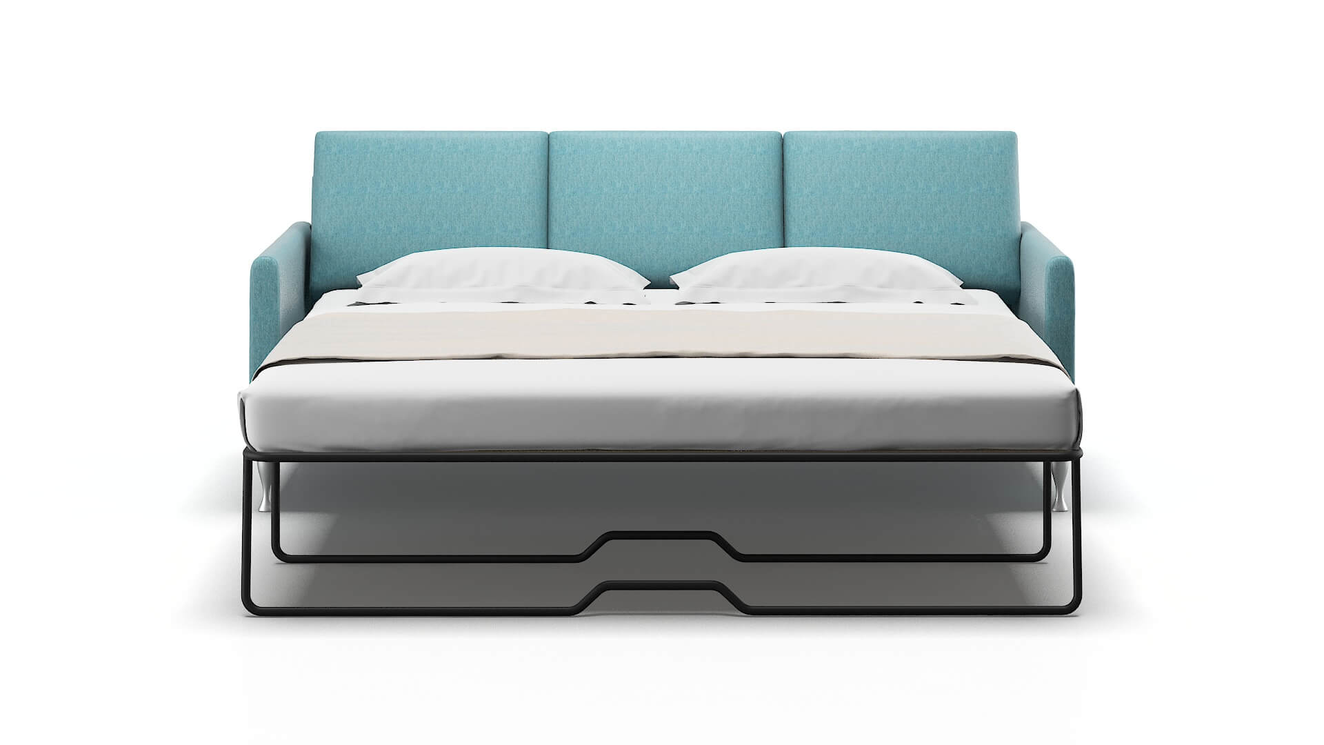 Eureka Dream_d Peacock Sofa Sleeper Espresso legs 1