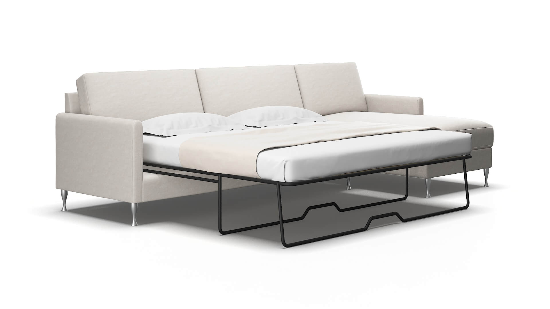 Eureka Dream_d Stone Panel Sleeper Espresso legs 2