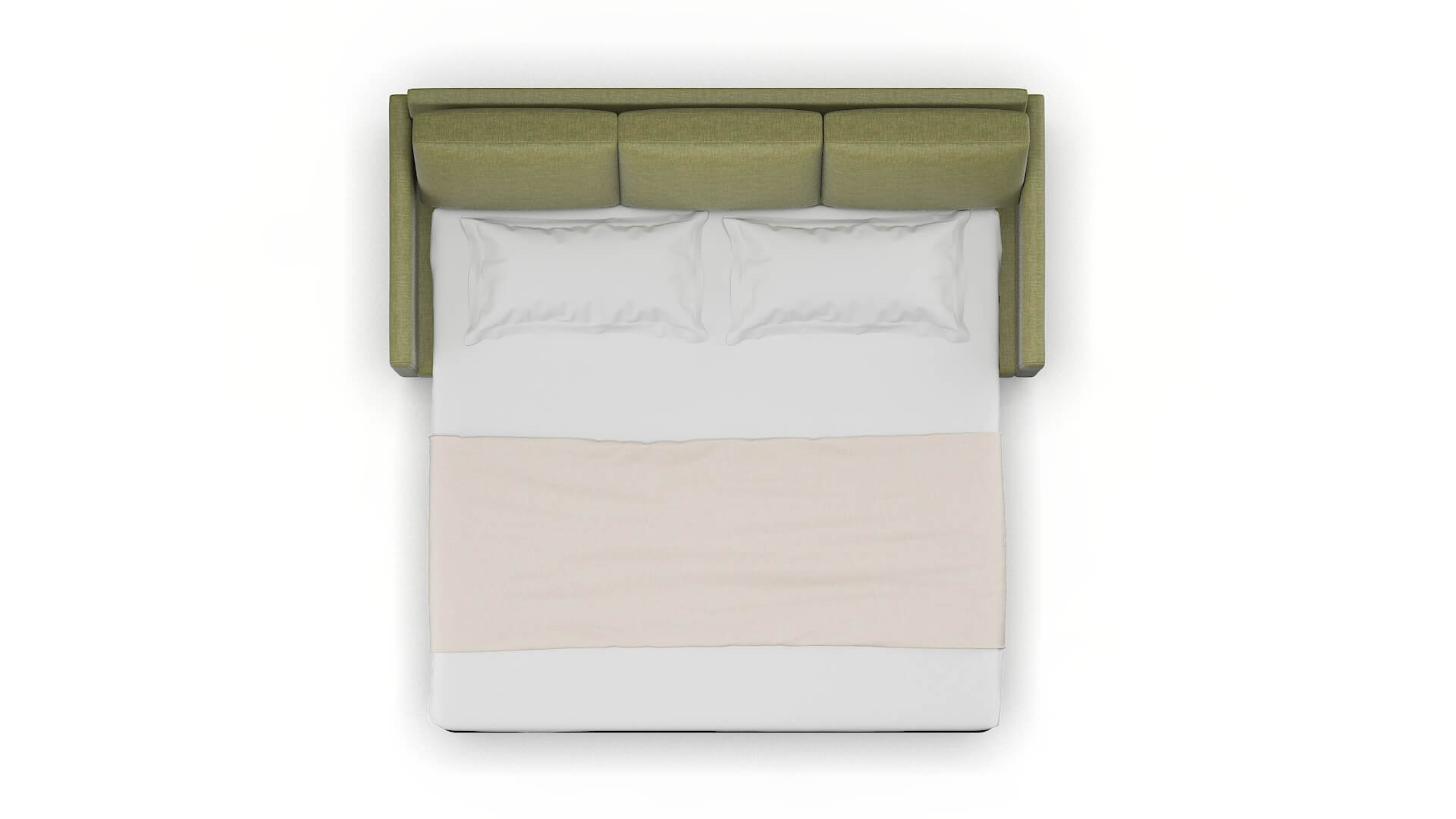 Eureka Durham Lime Sofa Sleeper Espresso legs 3