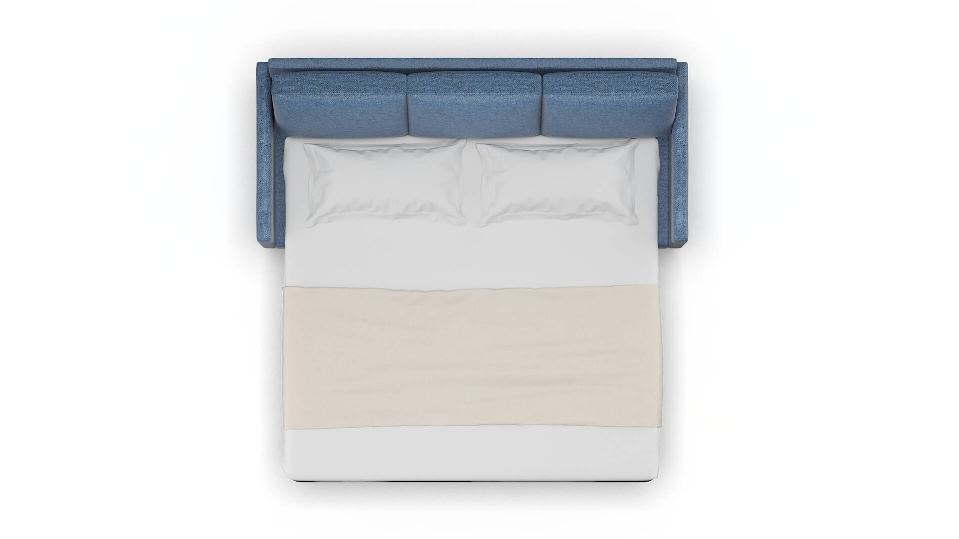 Eureka Hepburn Water Sofa Sleeper Espresso legs 3