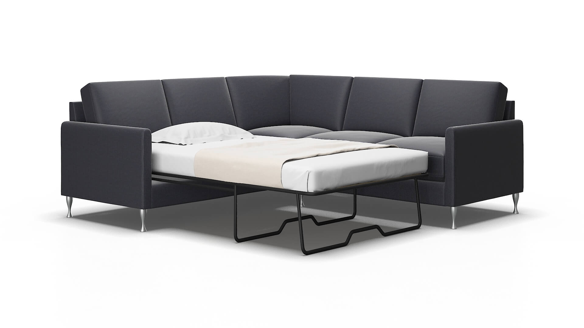 Eureka Hepburn_hrp Deep_sea Sectional Sleeper Espresso legs 2