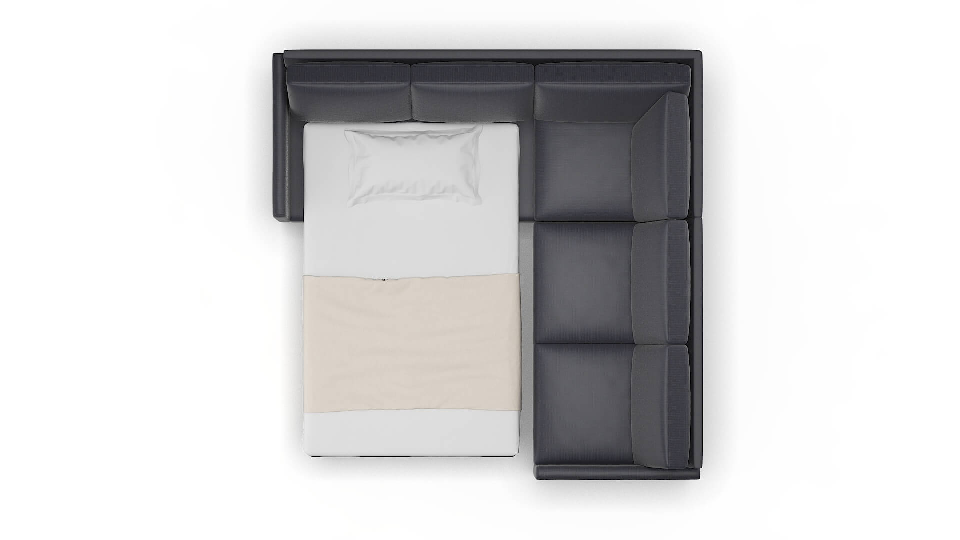 Eureka Hepburn_hrp Deep_sea Sectional Sleeper Espresso legs 3