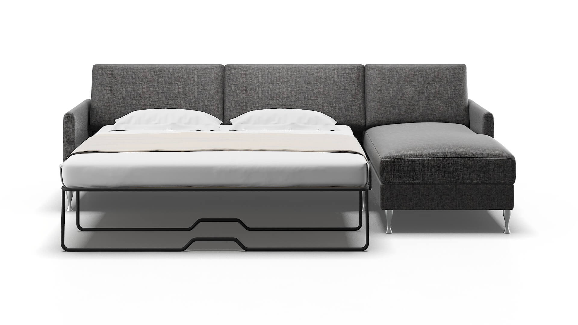 Eureka Insight Charcoal Panel Sleeper Espresso legs 1