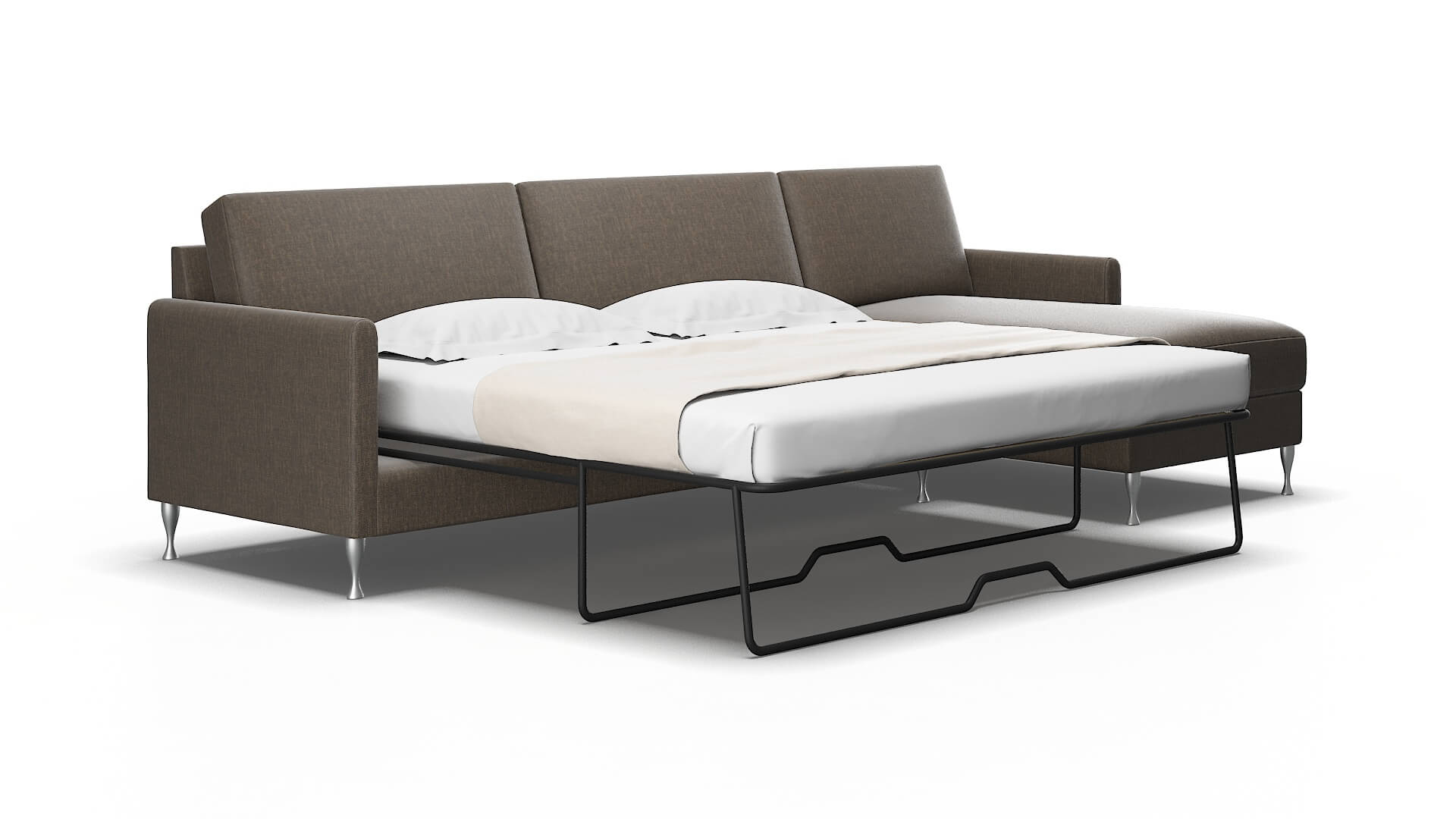 Eureka Keylargo Bark Panel Sleeper Espresso legs 2