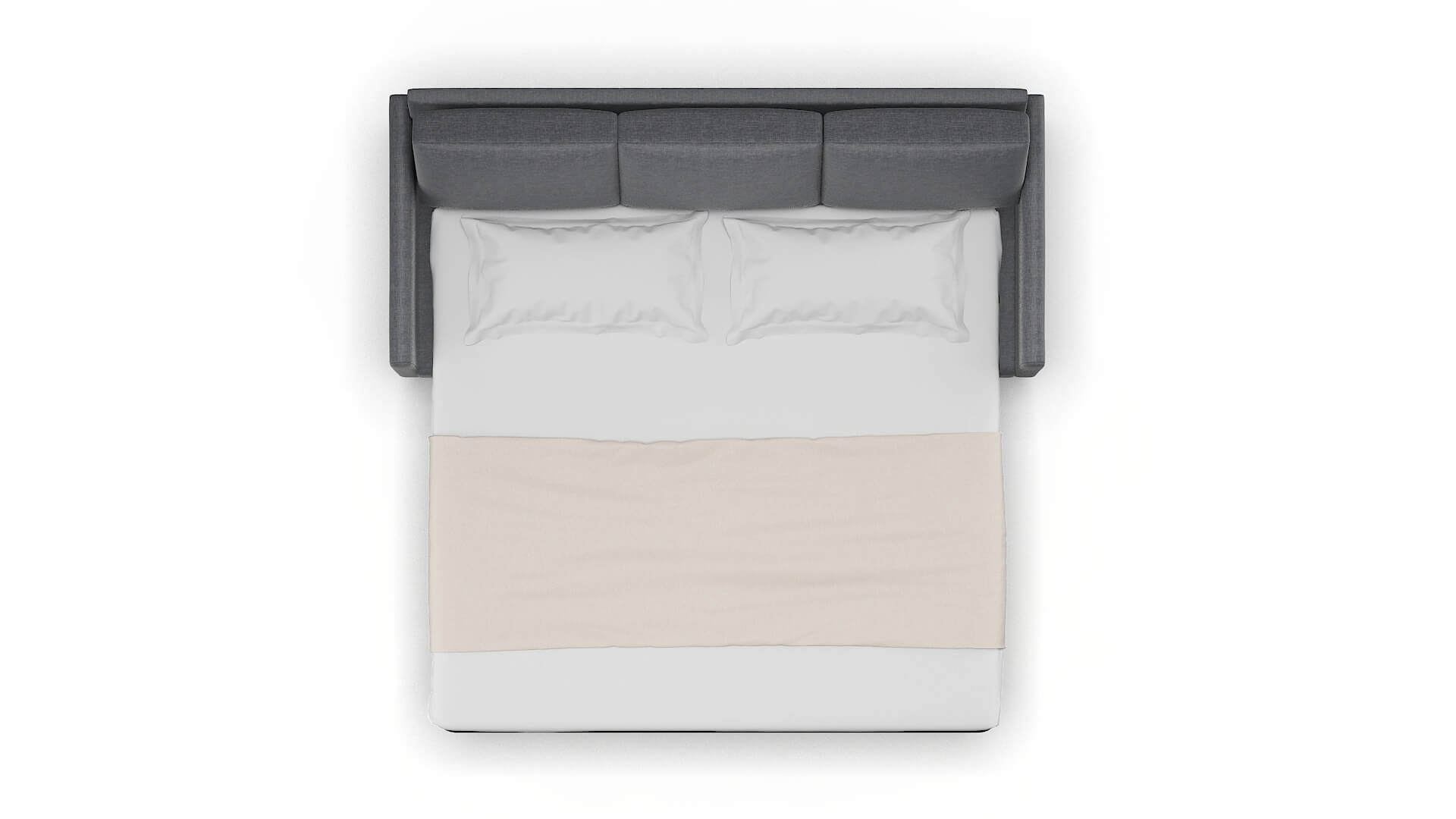 Eureka Keylargo Graphite Sofa Sleeper Espresso legs 3