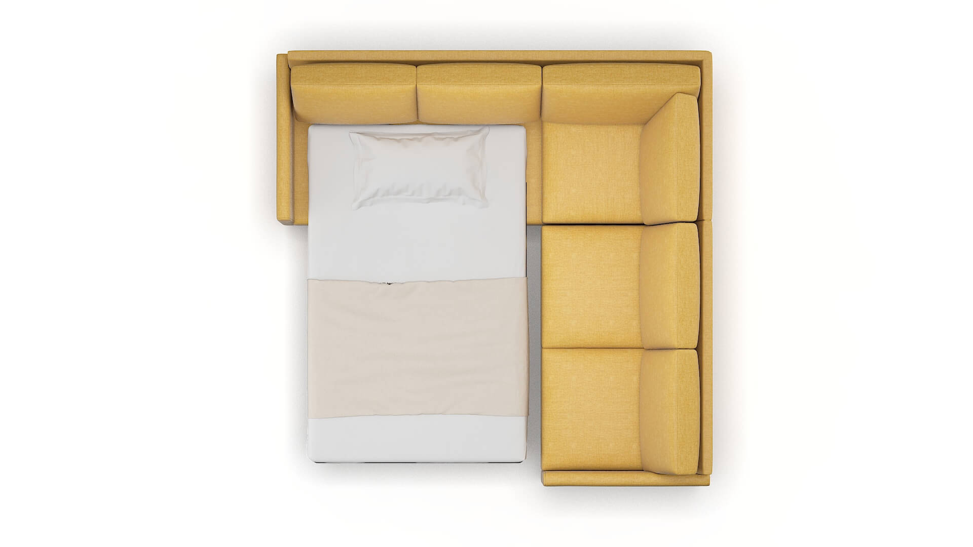 Eureka Keylargo Honey Sectional Sleeper Espresso legs 3