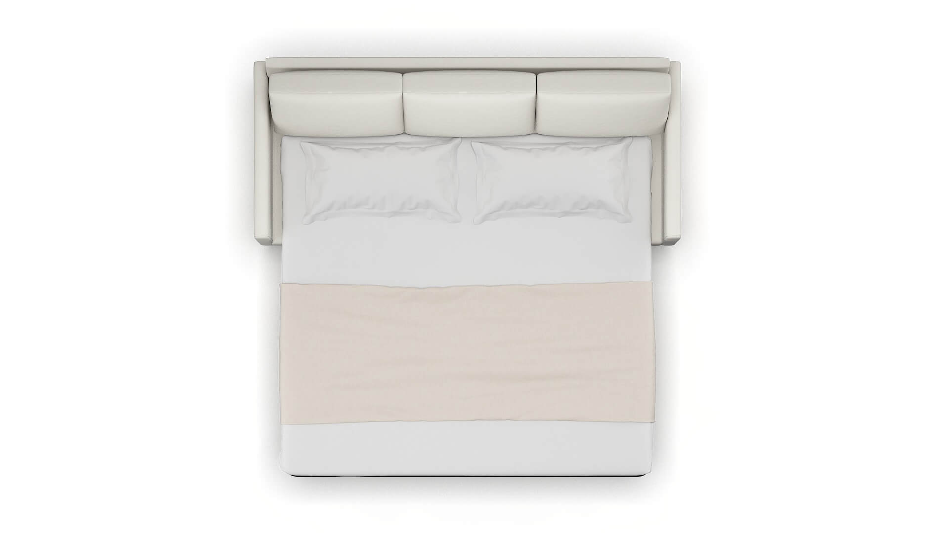 Eureka Keylargo Oatmeal Sofa Sleeper Espresso legs 3