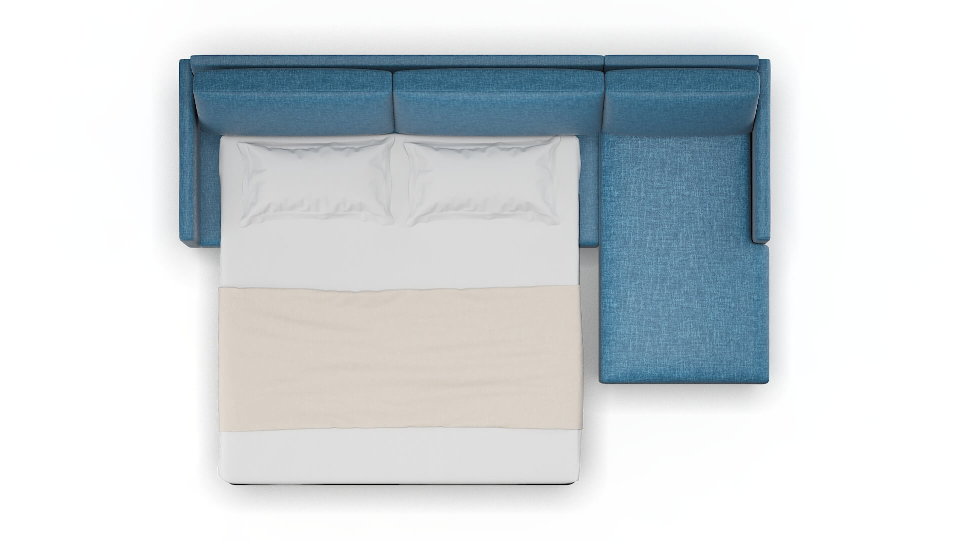 Eureka Keylargo Ocean Panel Sleeper Espresso legs 3