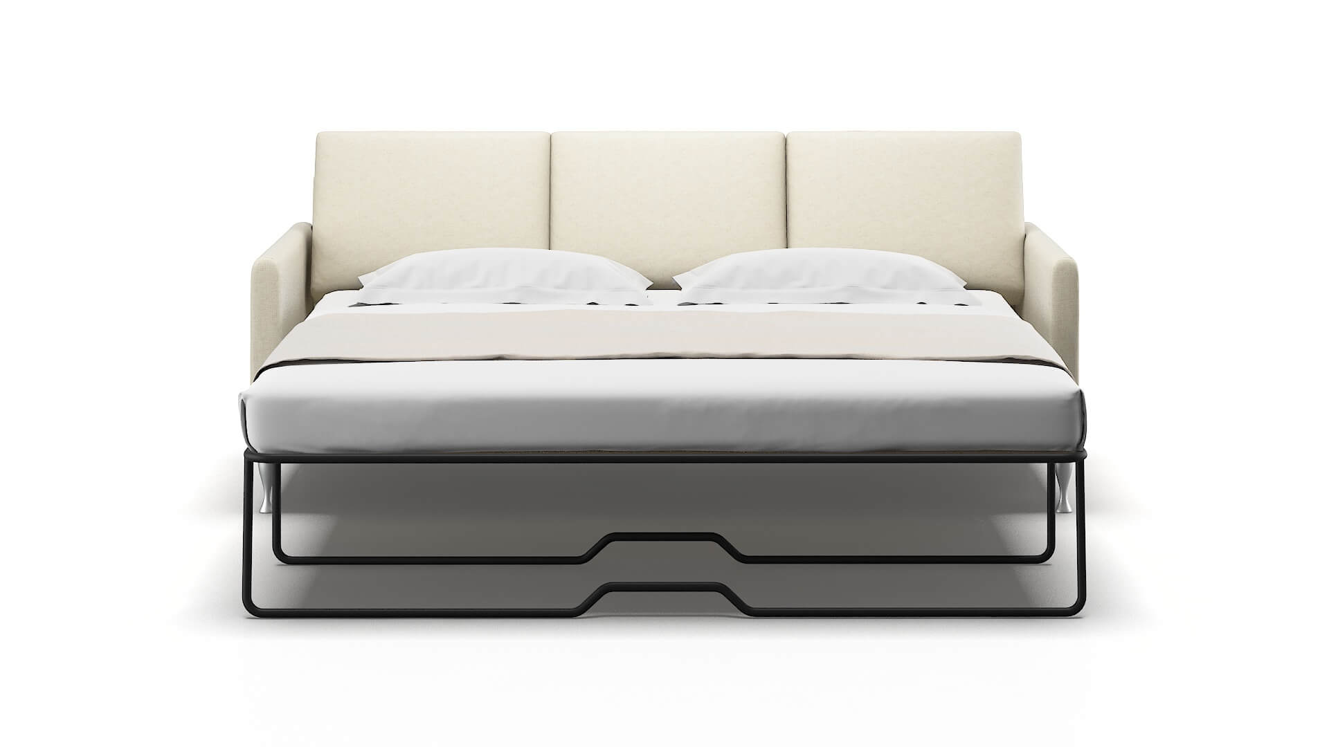 Eureka Lana Sand Sofa Sleeper Espresso legs 1