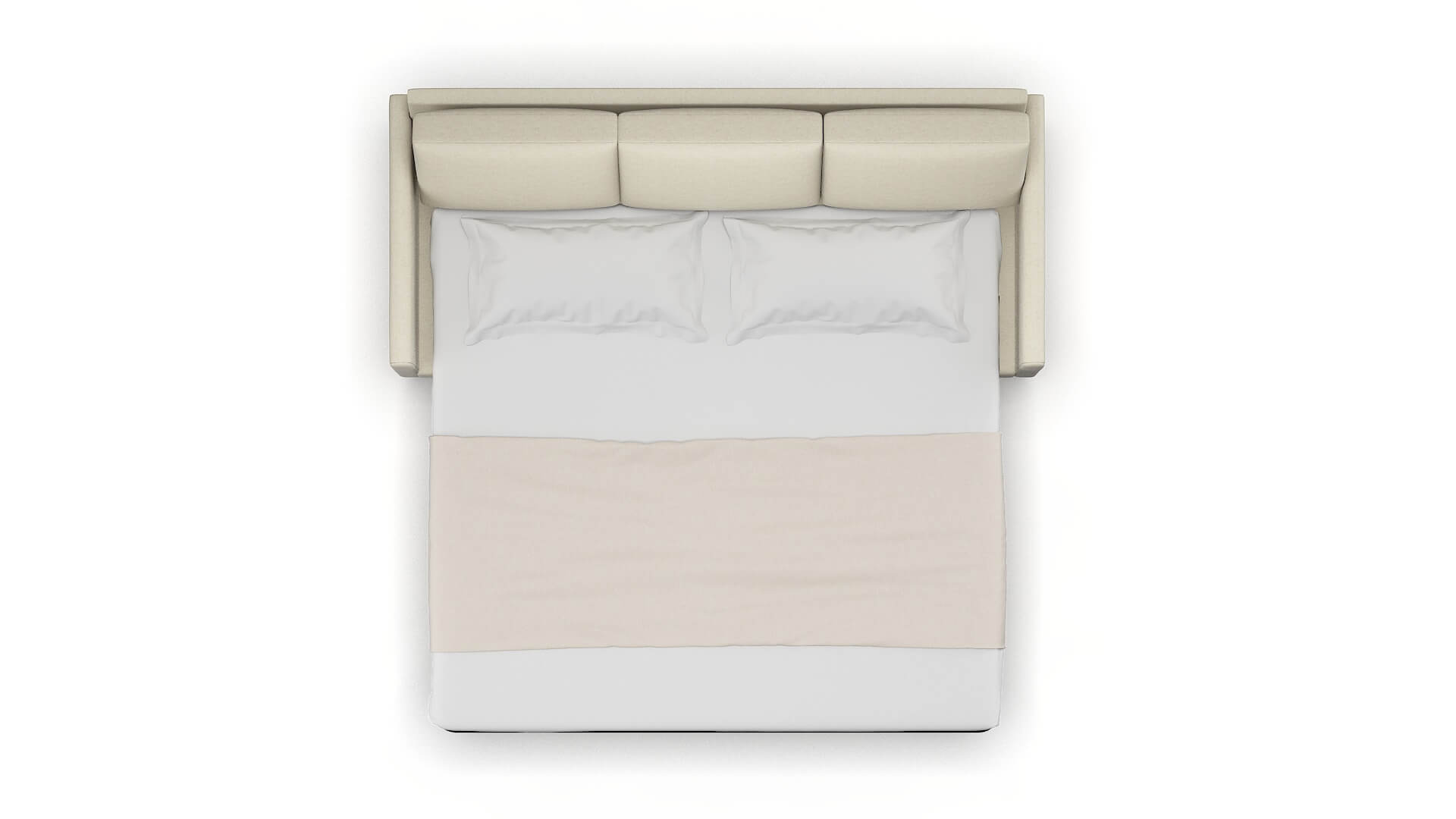 Eureka Lana Sand Sofa Sleeper Espresso legs 3