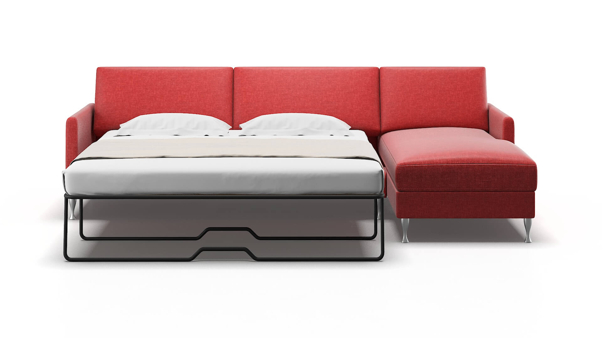 Eureka Leslie Poppy Panel Sleeper Espresso legs 1