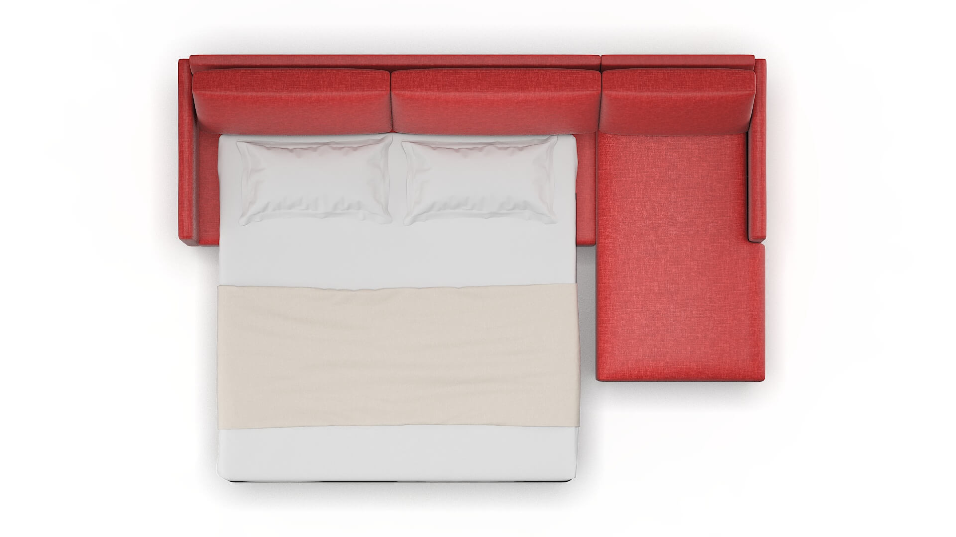 Eureka Leslie Poppy Panel Sleeper Espresso legs 3