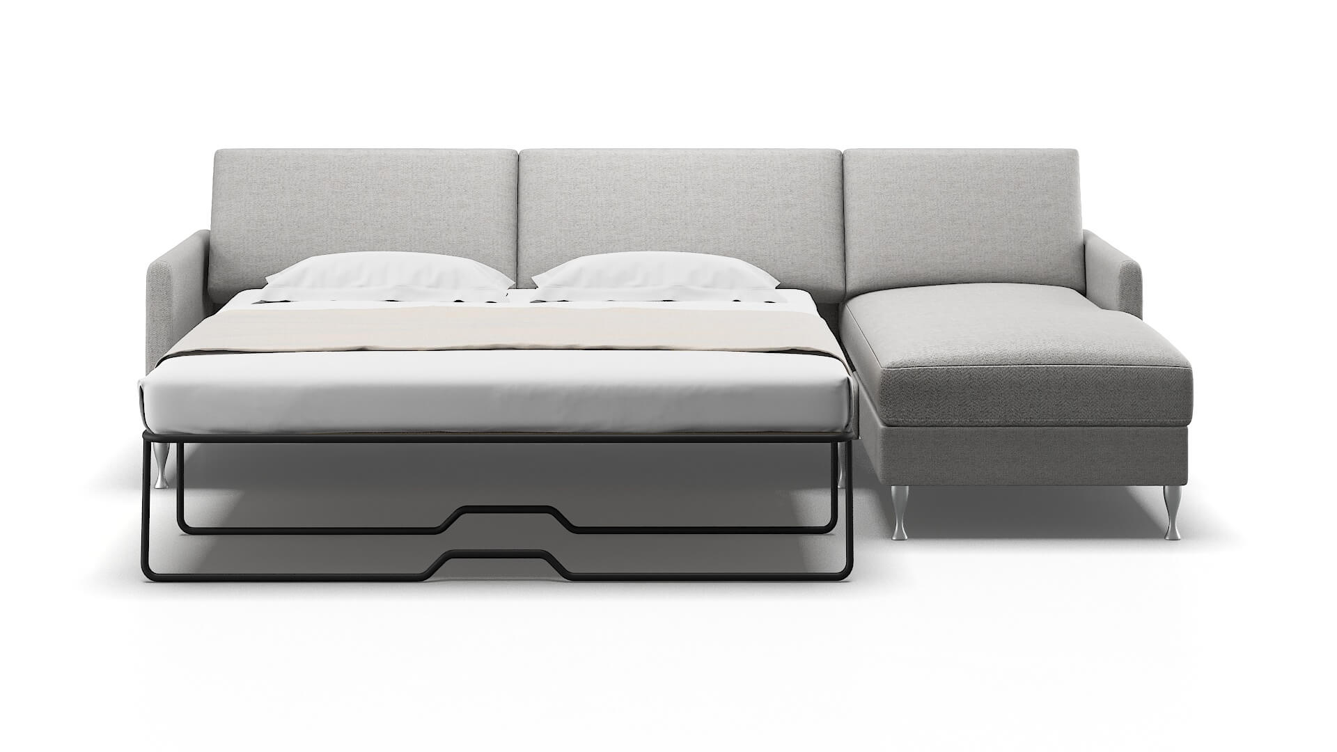 Eureka Malibu Dove Panel Sleeper Espresso legs 1