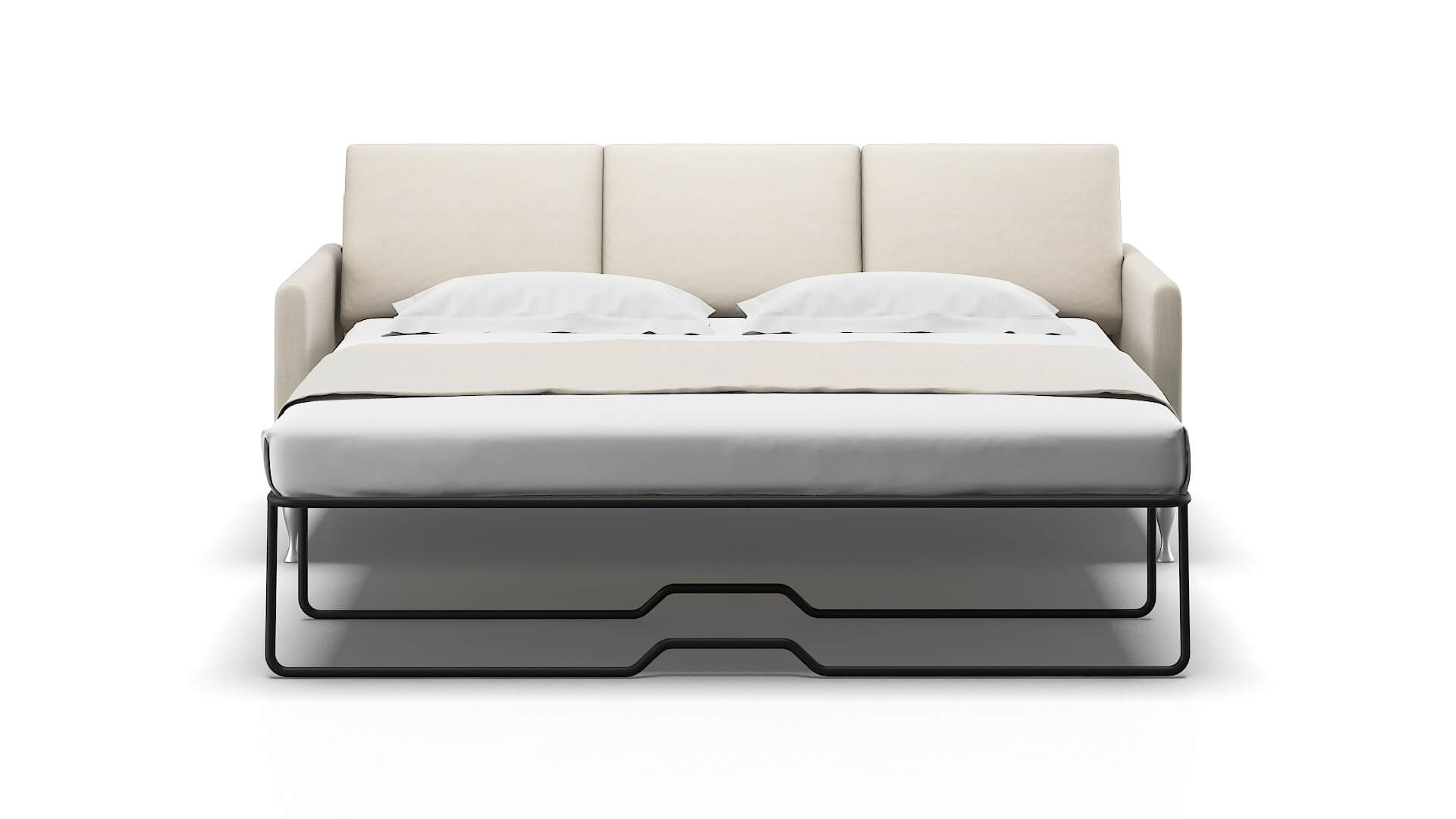 Eureka Malibu Linen Sofa Sleeper Espresso legs 1