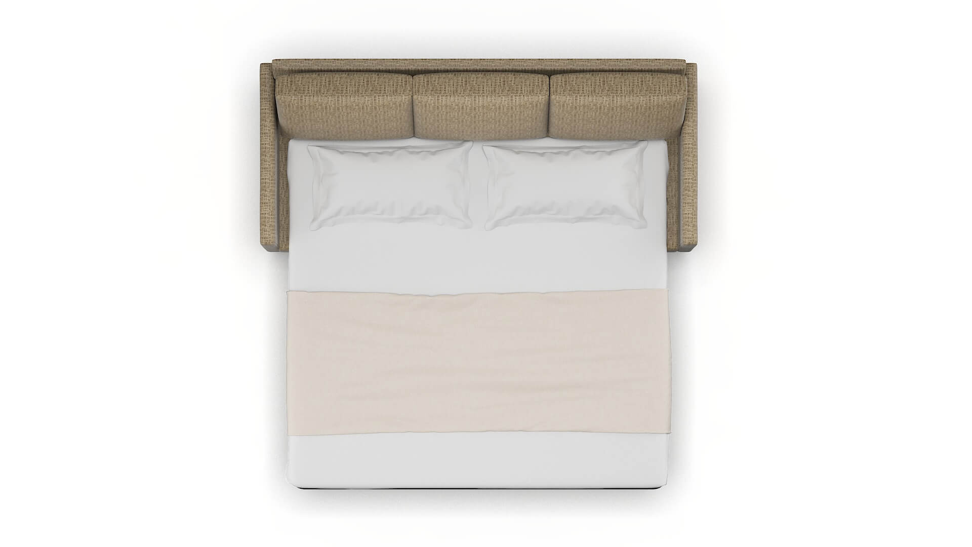 Eureka Marcy Camel Sofa Sleeper Espresso legs 3