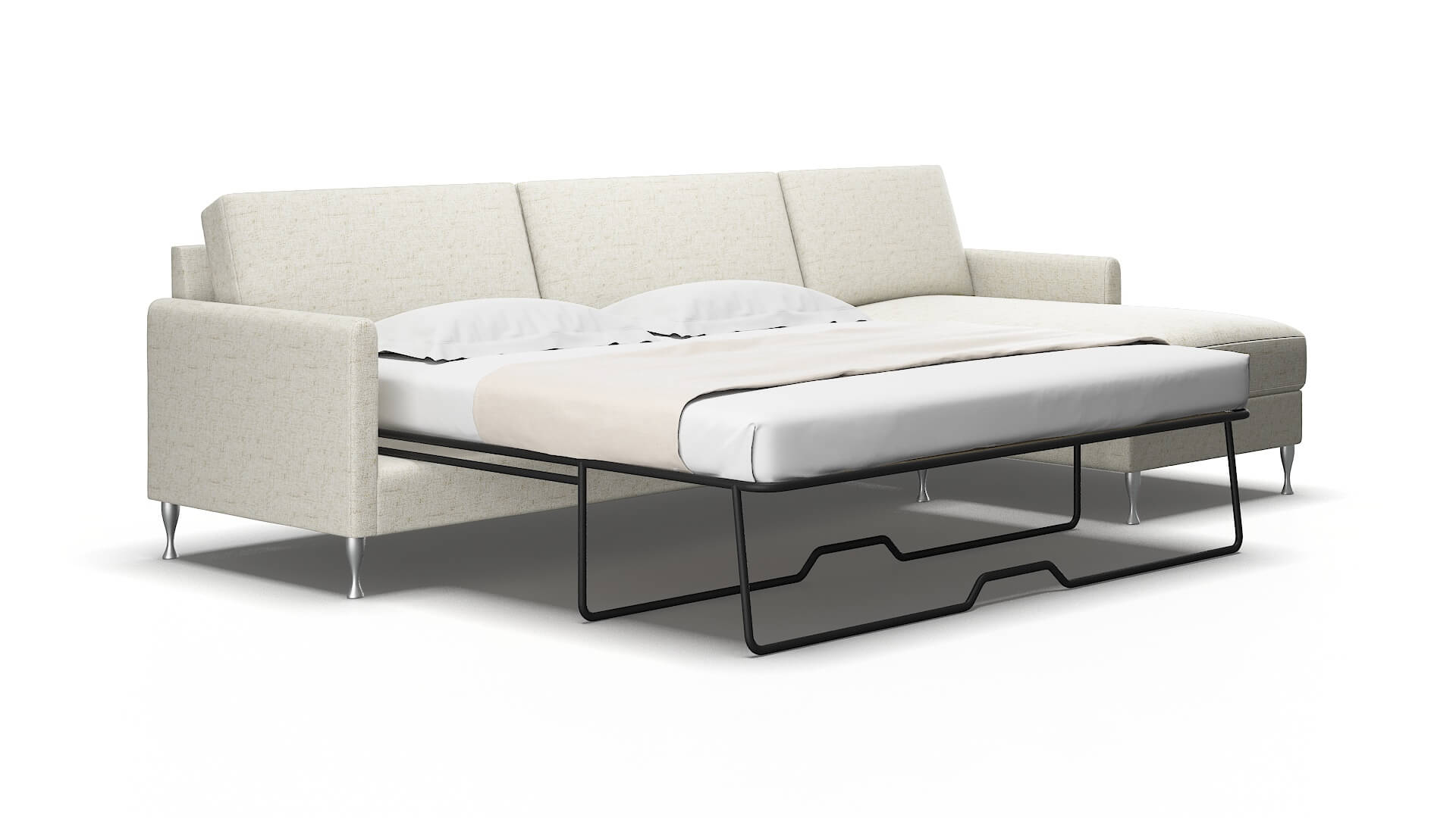 Eureka Oceanside Birch Panel Sleeper Espresso legs 2