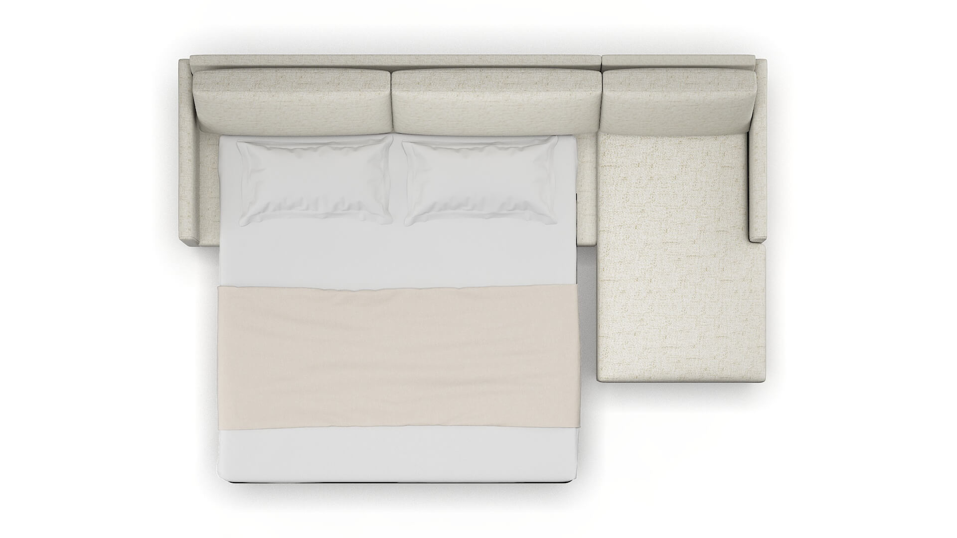 Eureka Oceanside Birch Panel Sleeper Espresso legs 3