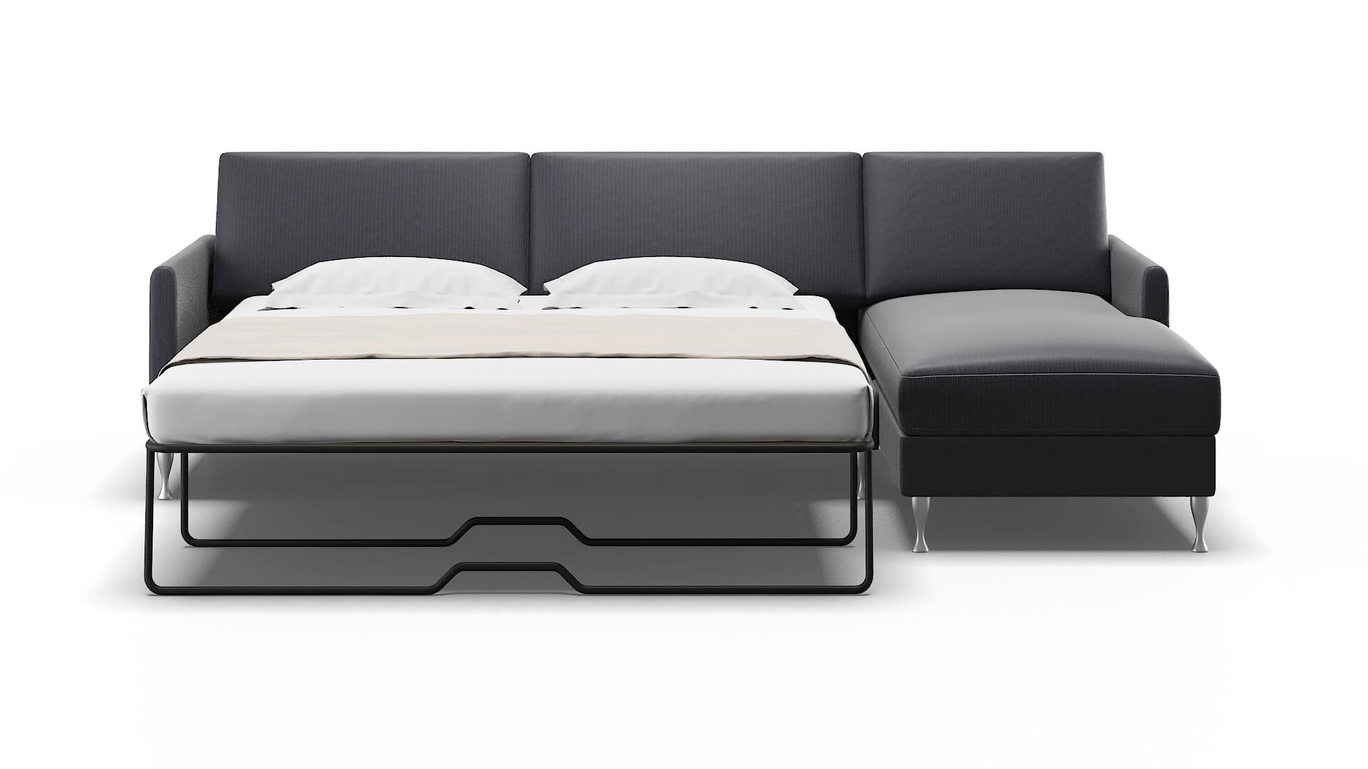 Eureka Parker Charcoal Panel Sleeper Espresso legs 1