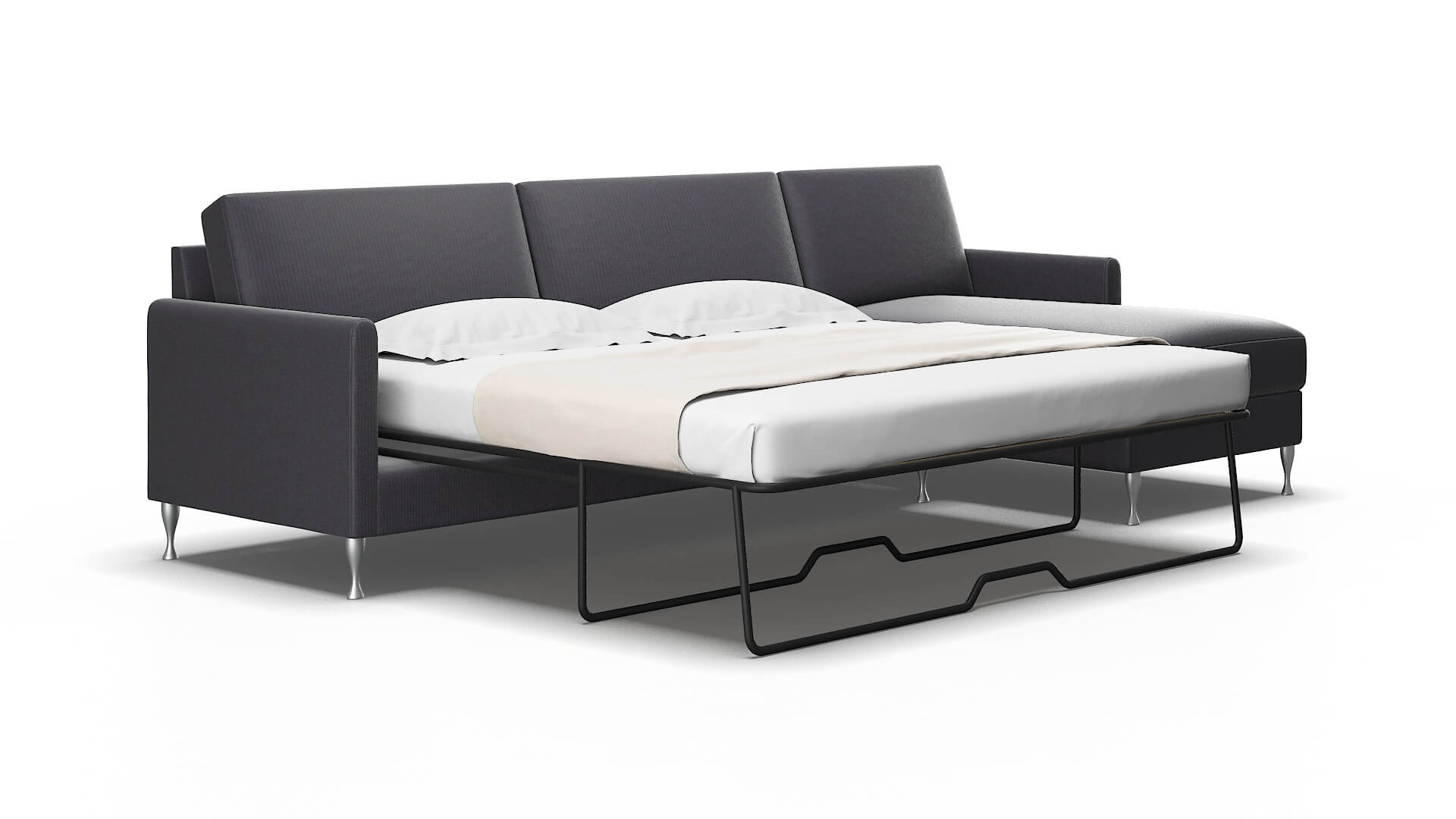 Eureka Parker Charcoal Panel Sleeper Espresso legs 2