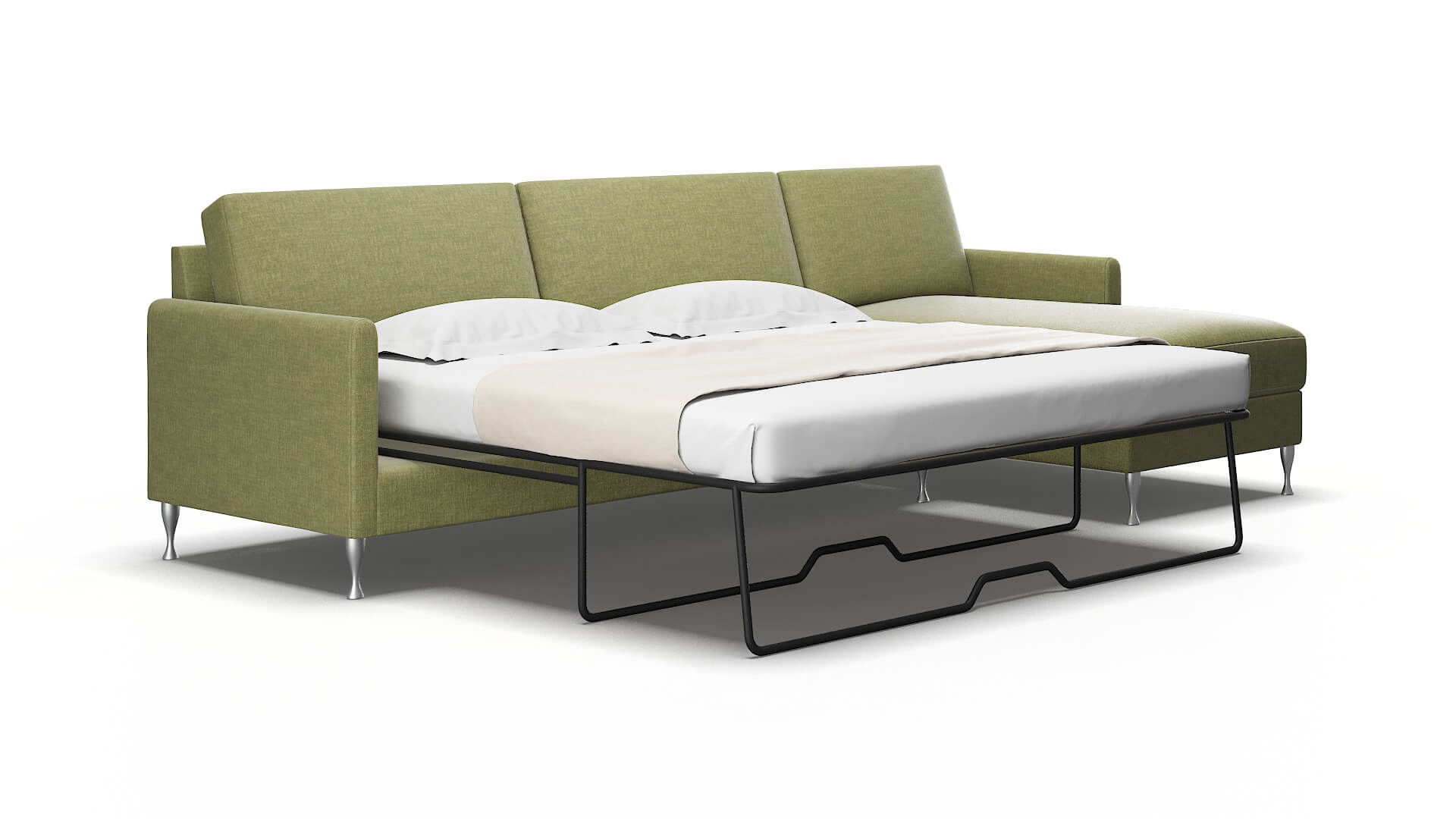 Eureka Portland Basil Panel Sleeper Espresso legs 2