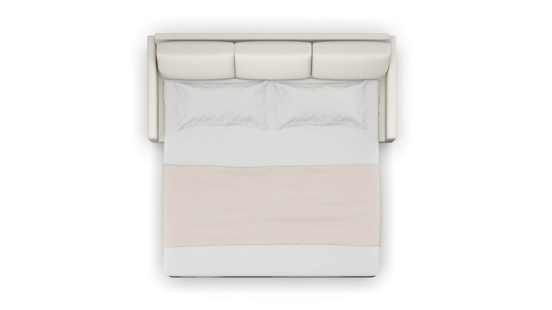 Eureka R_prize Cream Sofa Sleeper Espresso legs 3