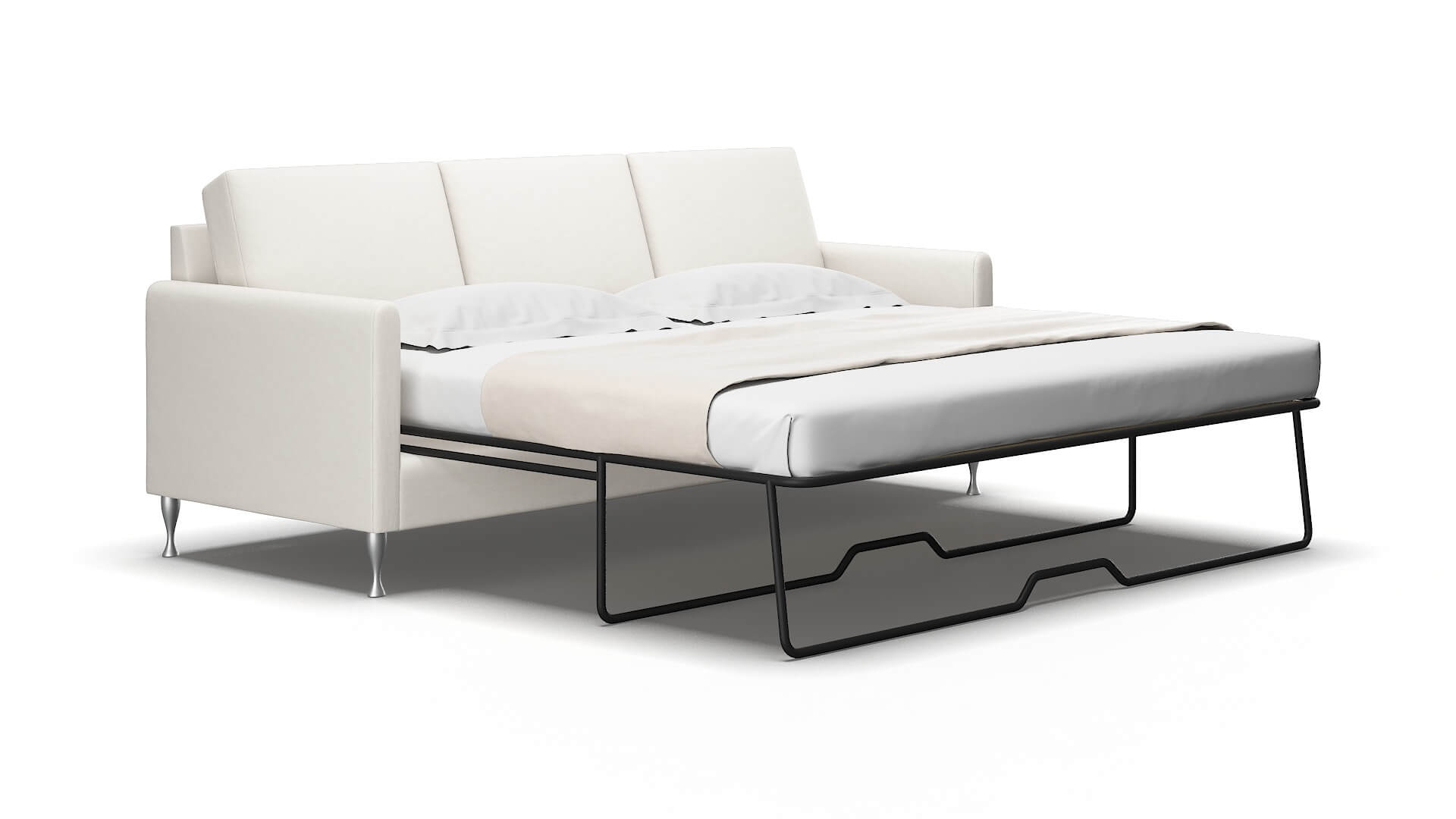 Eureka Redondo Pearl Sofa Sleeper Espresso legs 2