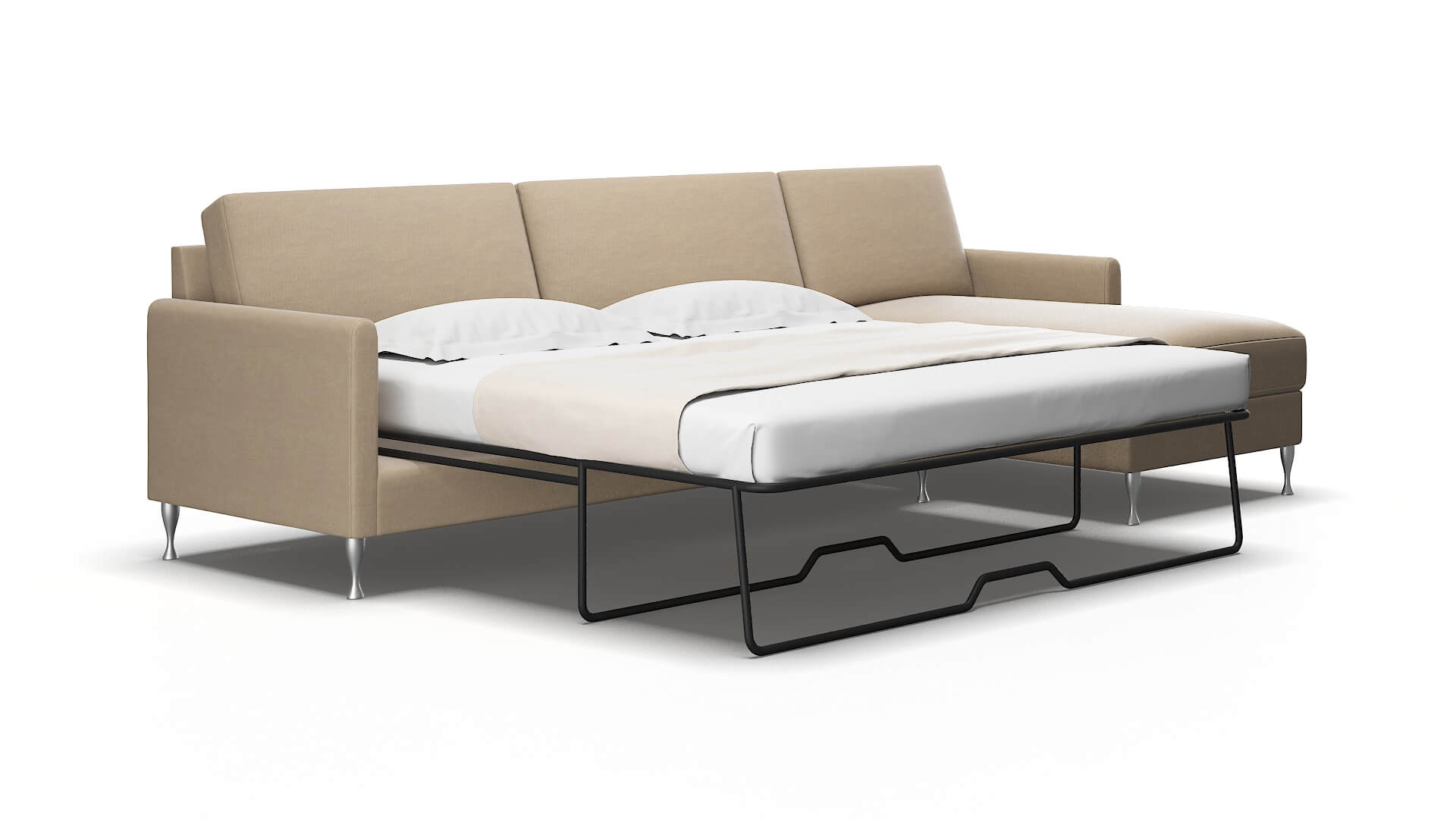 Eureka Rocket Cappuccino Panel Sleeper Espresso legs 2