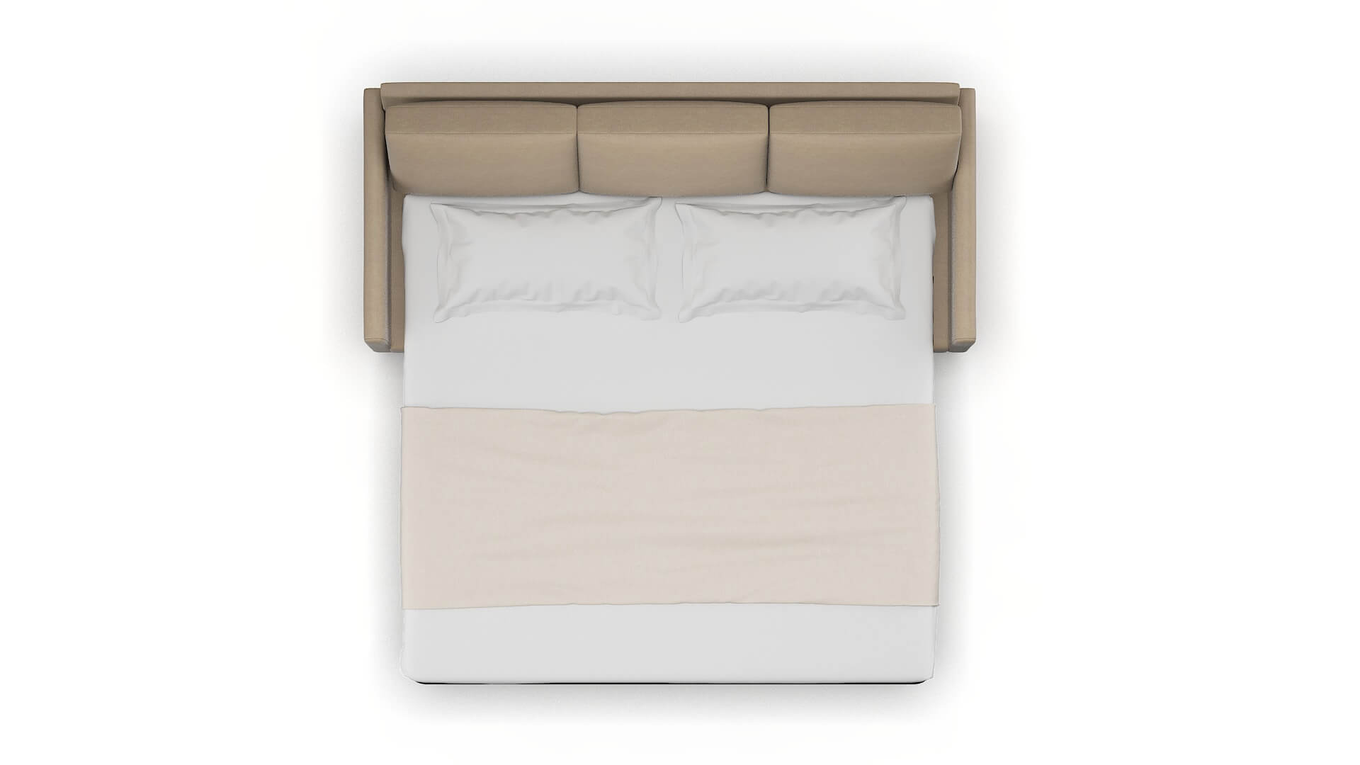 Eureka Rocket Cappuccino Sofa Sleeper Espresso legs 3