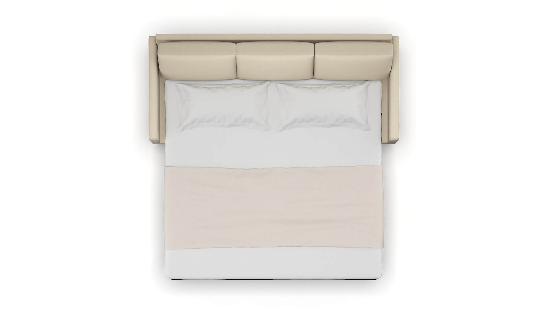 Eureka Rocket Sand Sofa Sleeper Espresso legs 3