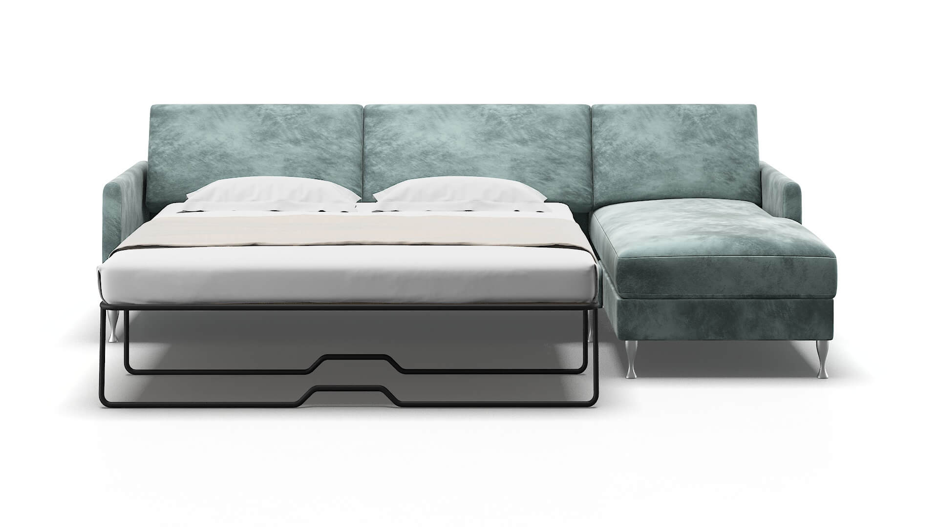 Eureka Royale Cloud Panel Sleeper Espresso legs 1