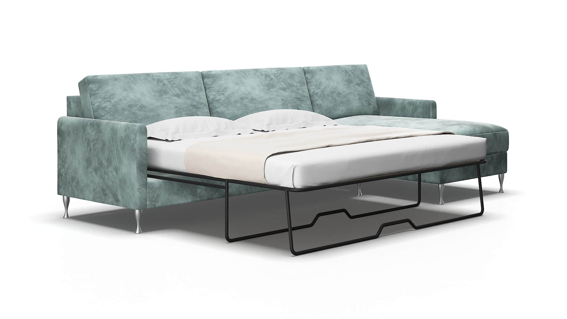 Eureka Royale Cloud Panel Sleeper Espresso legs 2