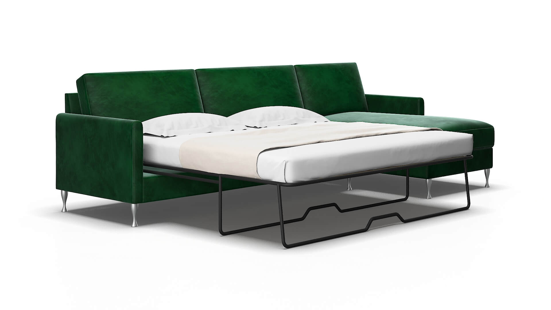 Eureka Royale Evergreen Panel Sleeper Espresso legs 2