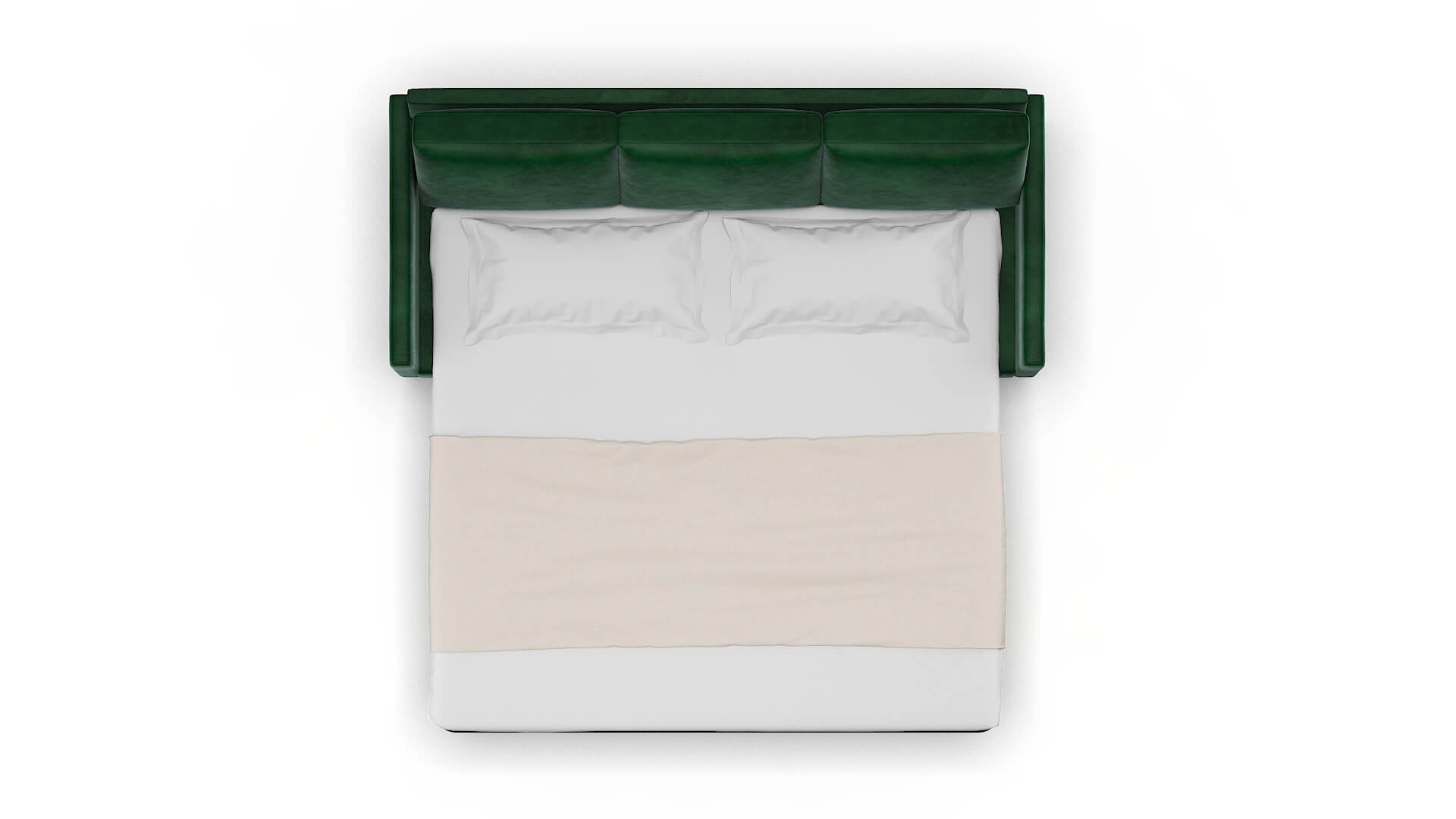 Eureka Royale Evergreen Sofa Sleeper Espresso legs 3