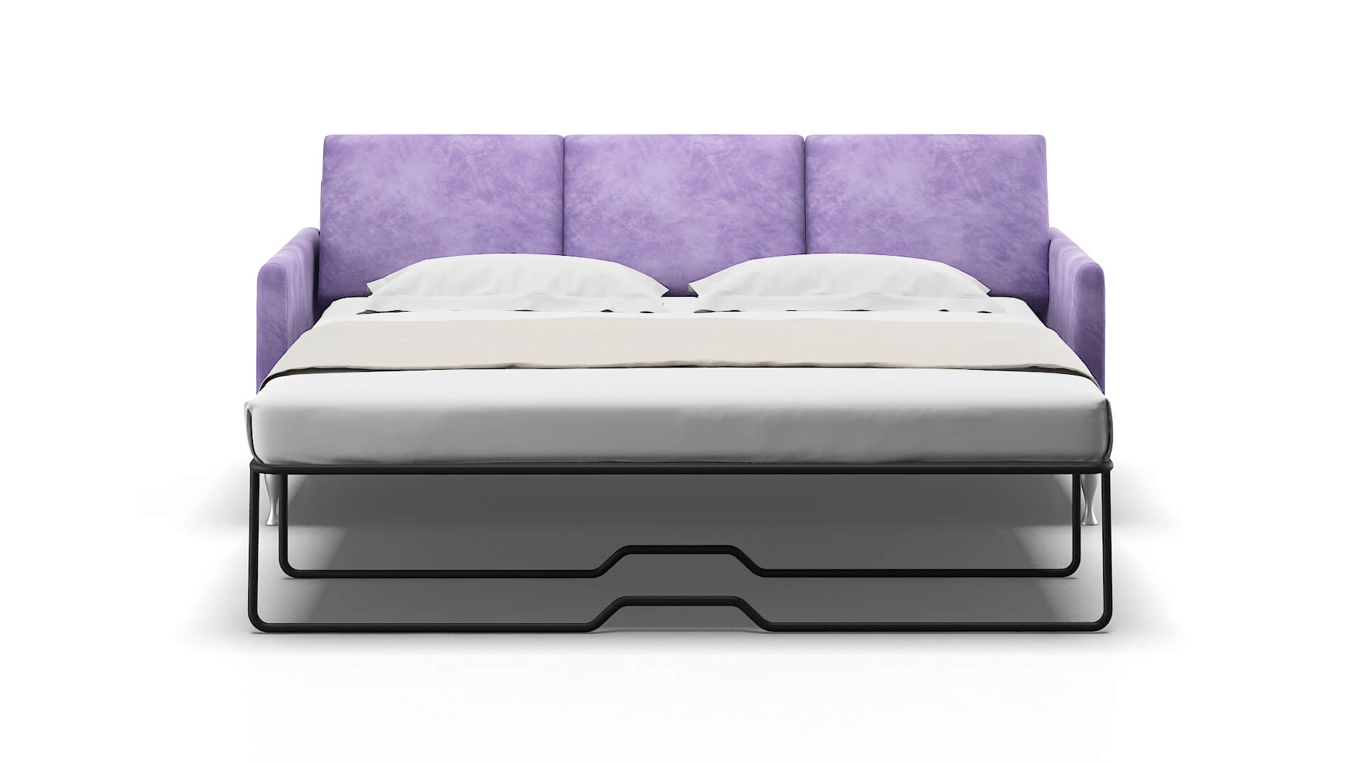 Eureka Royale Lavender Sofa Sleeper Espresso legs 1