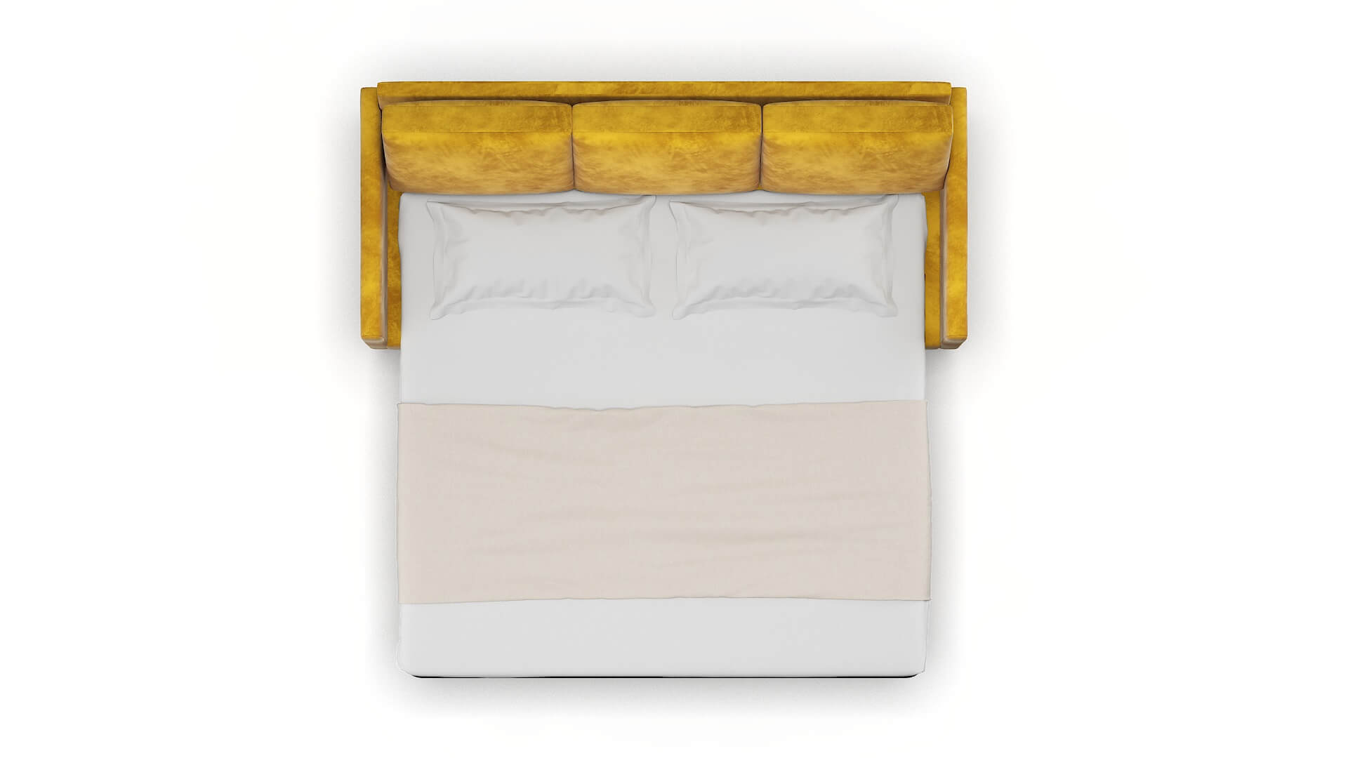 Eureka Royale Marigold Sofa Sleeper Espresso legs 3